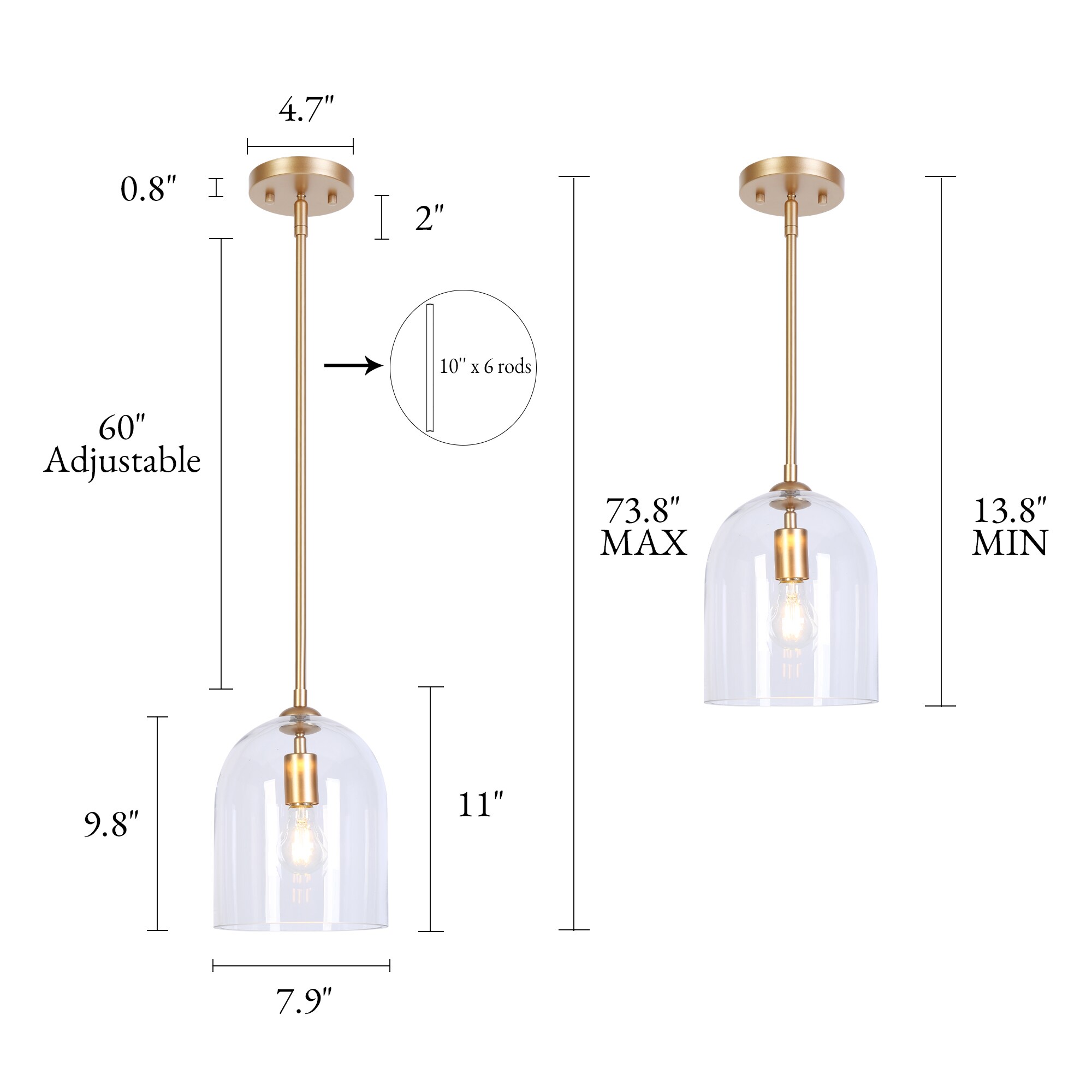 LNC LQIFQJY542509C Pendant-Lights - View #6