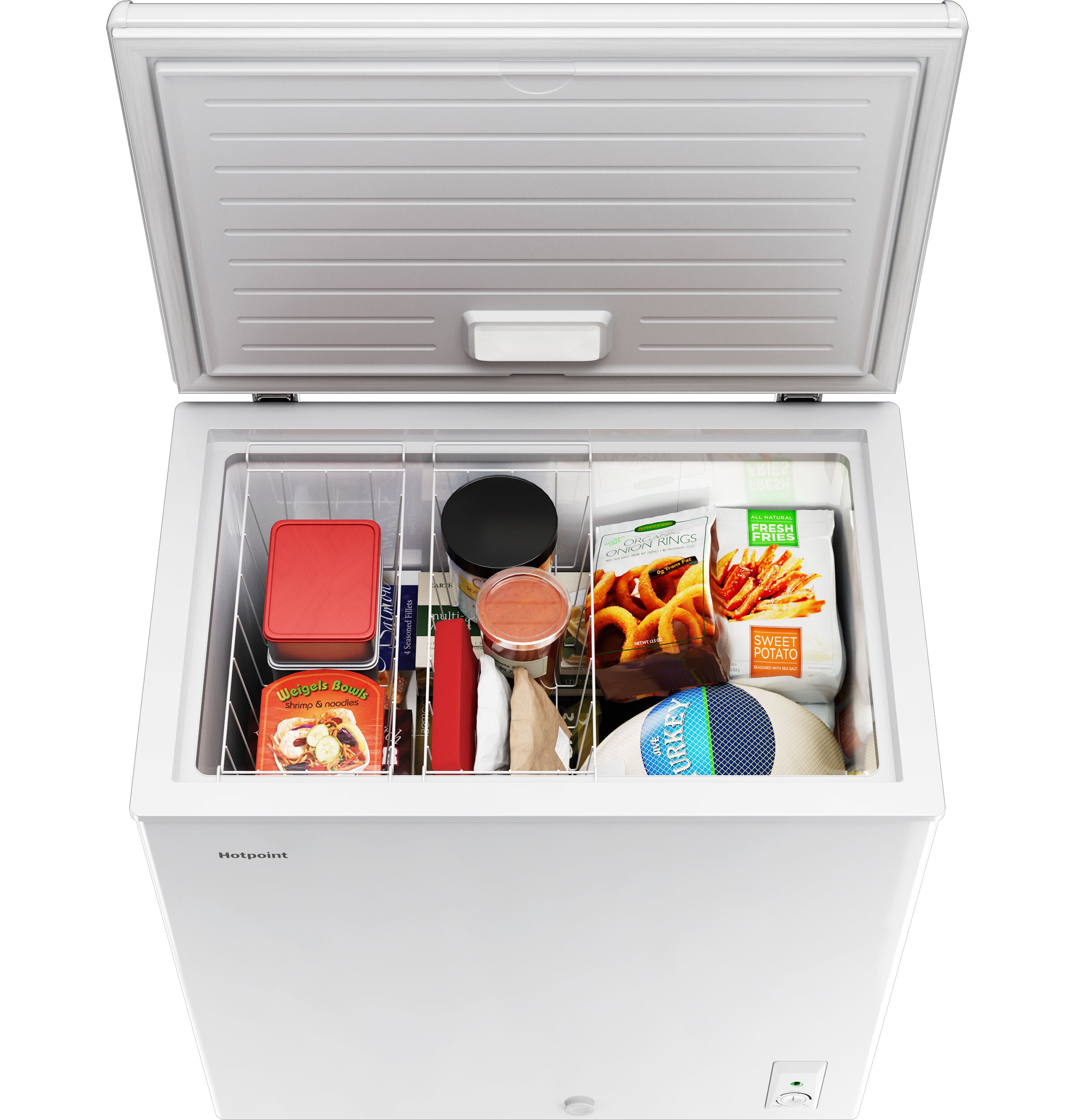 Hotpoint 6.9-cu ft Manual Defrost Chest Freezer (White)