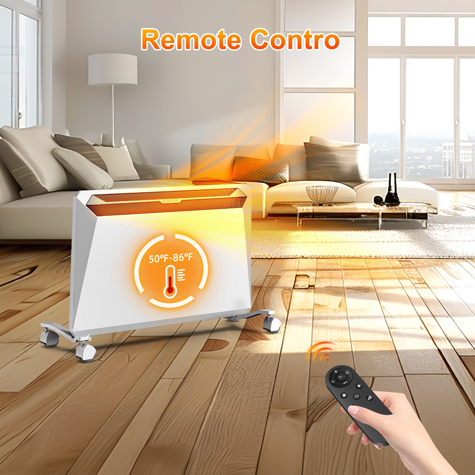 EdenDirect NCK-2.0EF-WHITE Portable-Electric-Heat - View #9