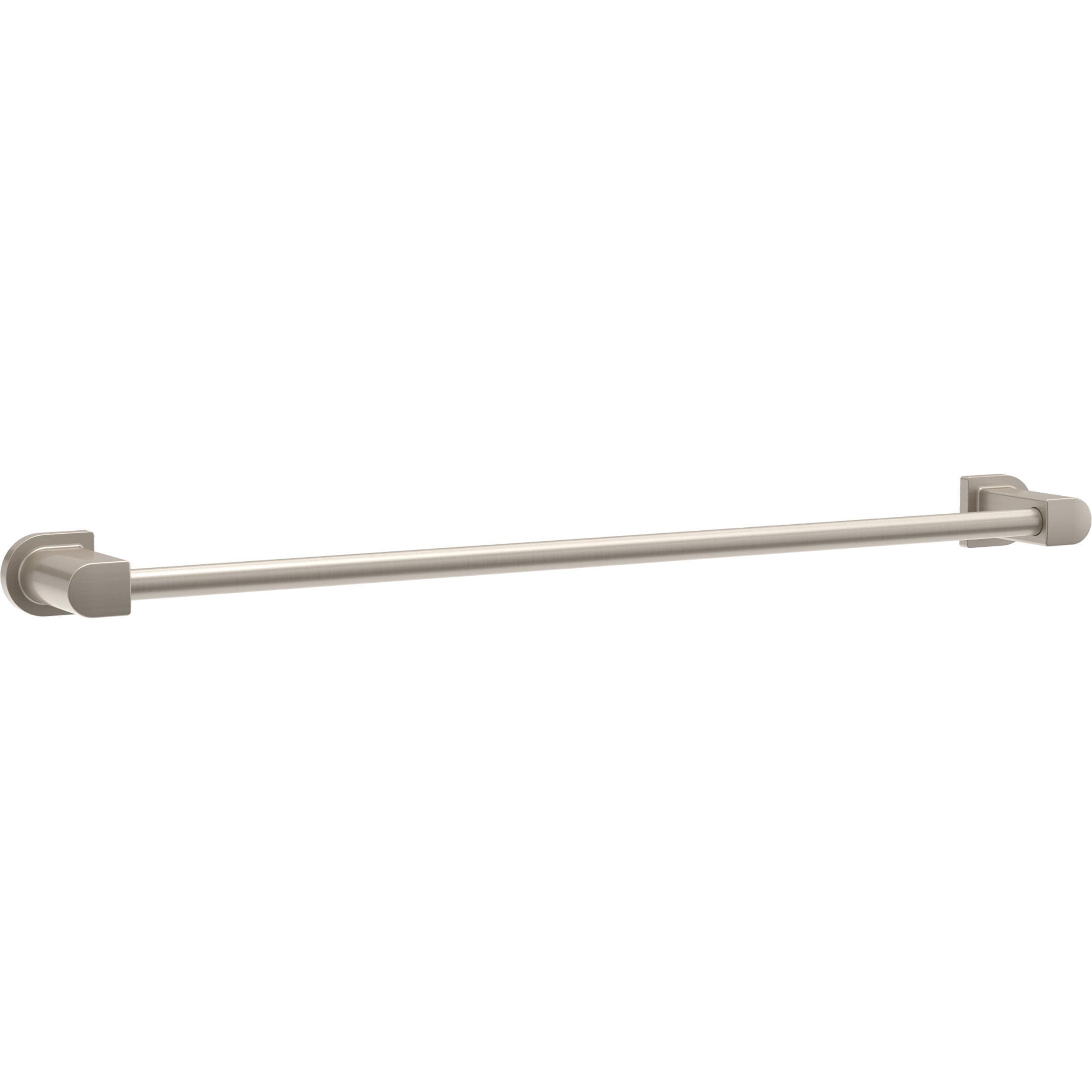 Peerless PA619-24BN Xander 24-in Spotshield Brushed Nickel Wall mount Single Towel Bar