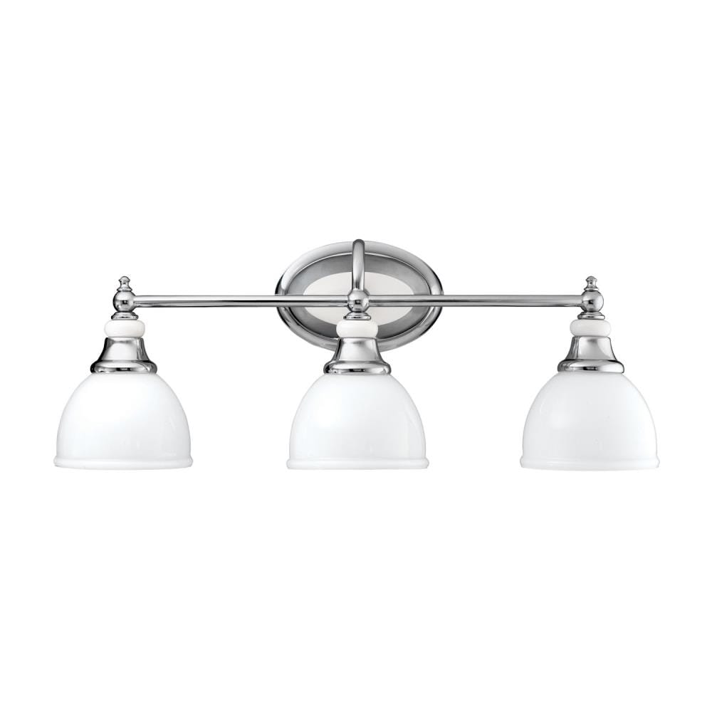 Kichler 5369CH Pocelona 3-Light Chrome Transitional Vanity Light
