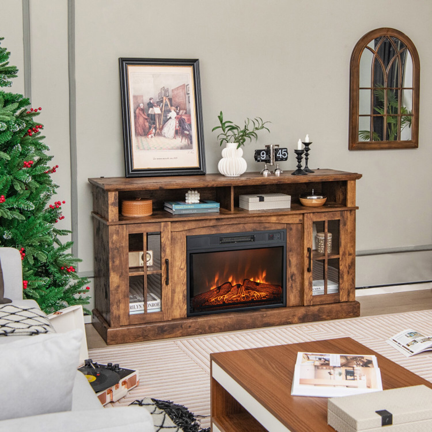 Clihome CL-FP10106BN Electric-Fireplaces - View #2