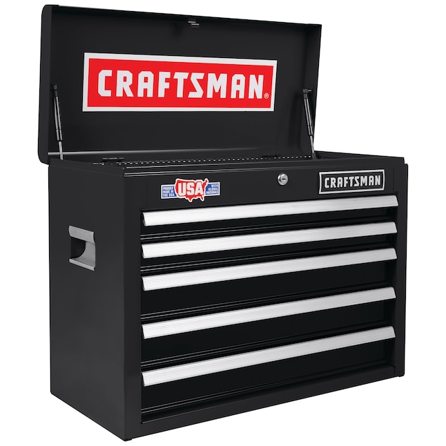 CRAFTSMAN 2000 Series 26-in W x 19.75-in H 5-Drawer Steel Tool Chest (Black) CRAFTSMAN 2000 Series 26-in W x 19.75-in H 5-Drawer Steel Tool Chest (Black)