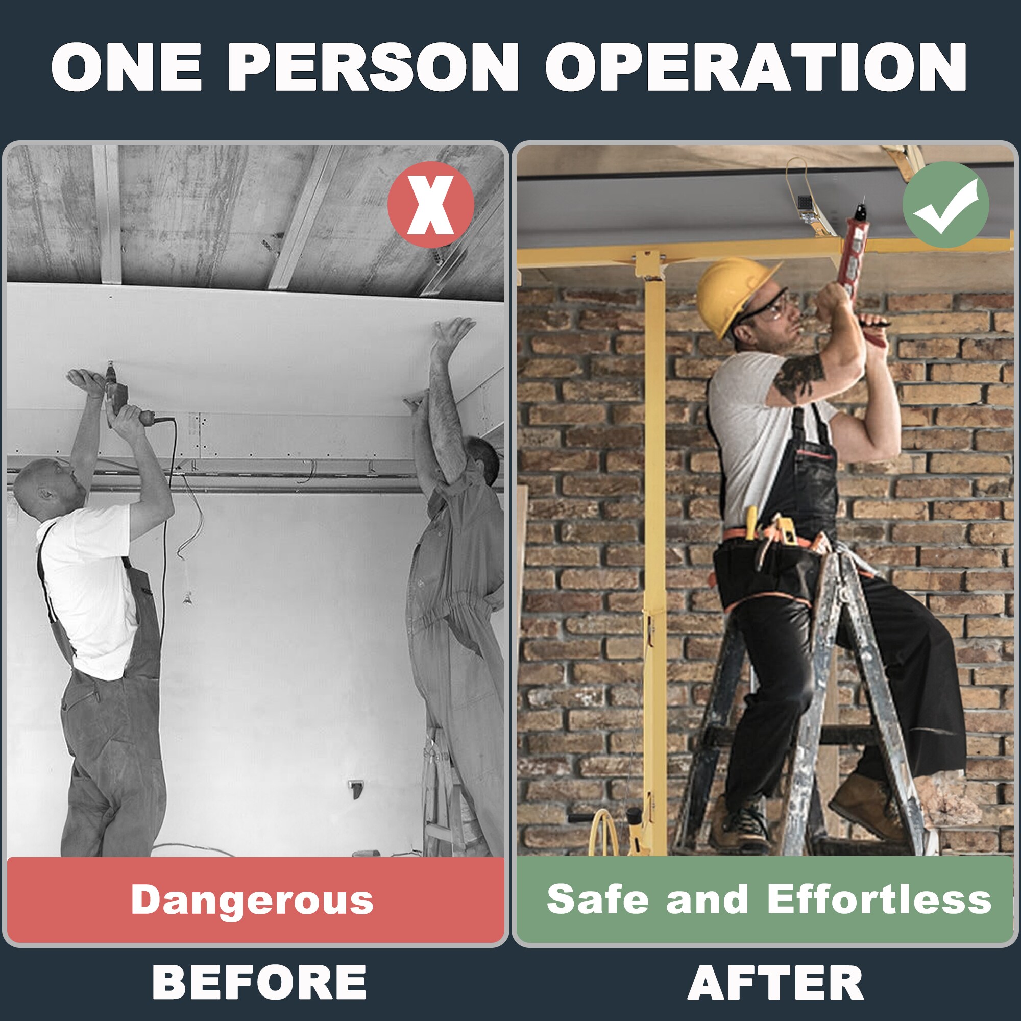 Tatayosi T-SJ013Y Drywall-Panel-Carriers - View #4