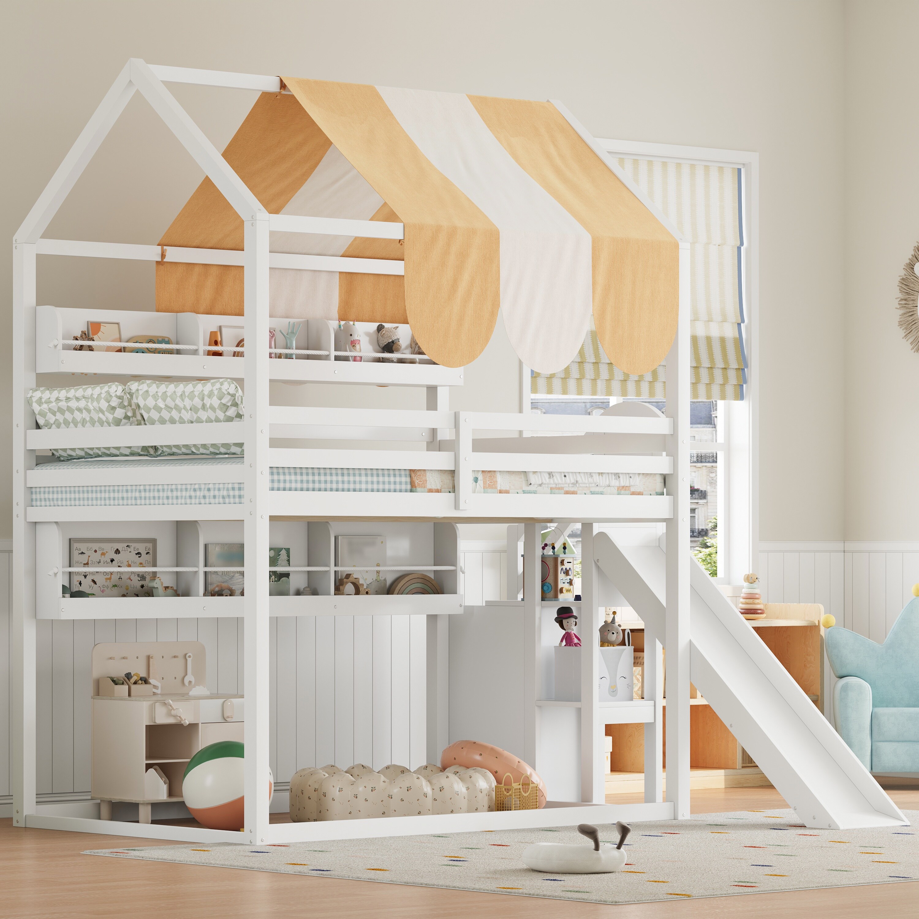 LUXEYARD DS-M-BAC05860 Bunk-Beds - View #2