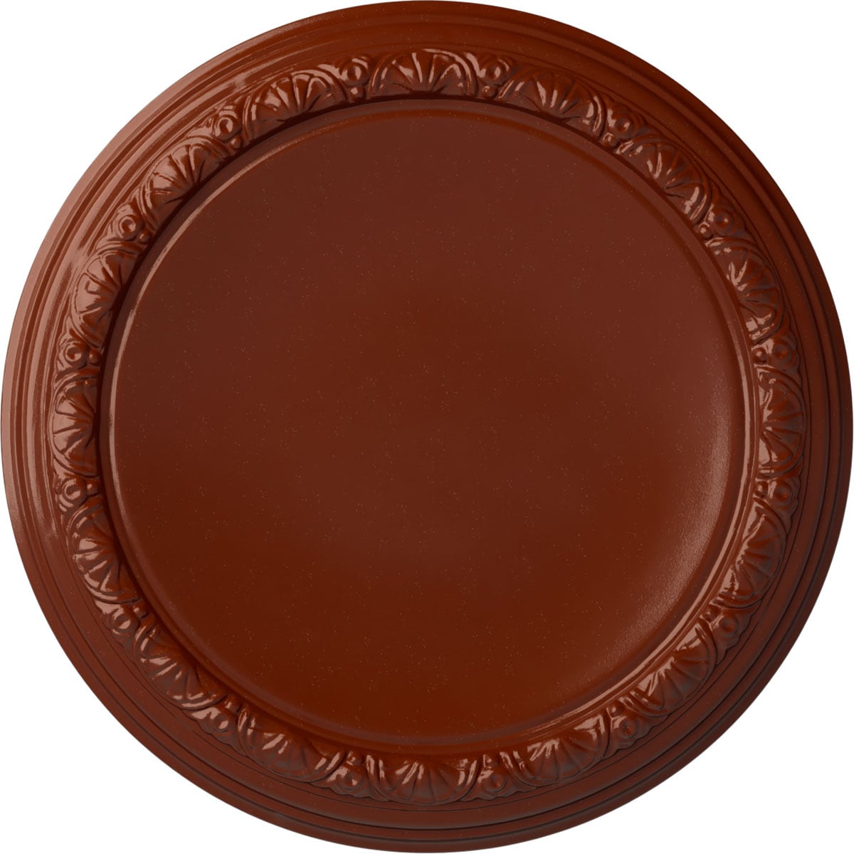 Ekena Millwork CM19CAFIF Carlsbad 19.5-in W x 19.5-in L Painted Firebrick Polyurethane Whole Ceiling Medallion
