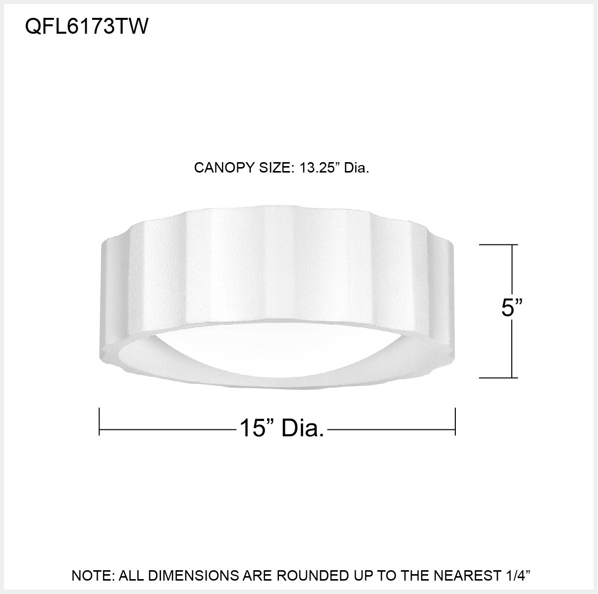 Quoizel QFL6173TW flushmounts - View #5
