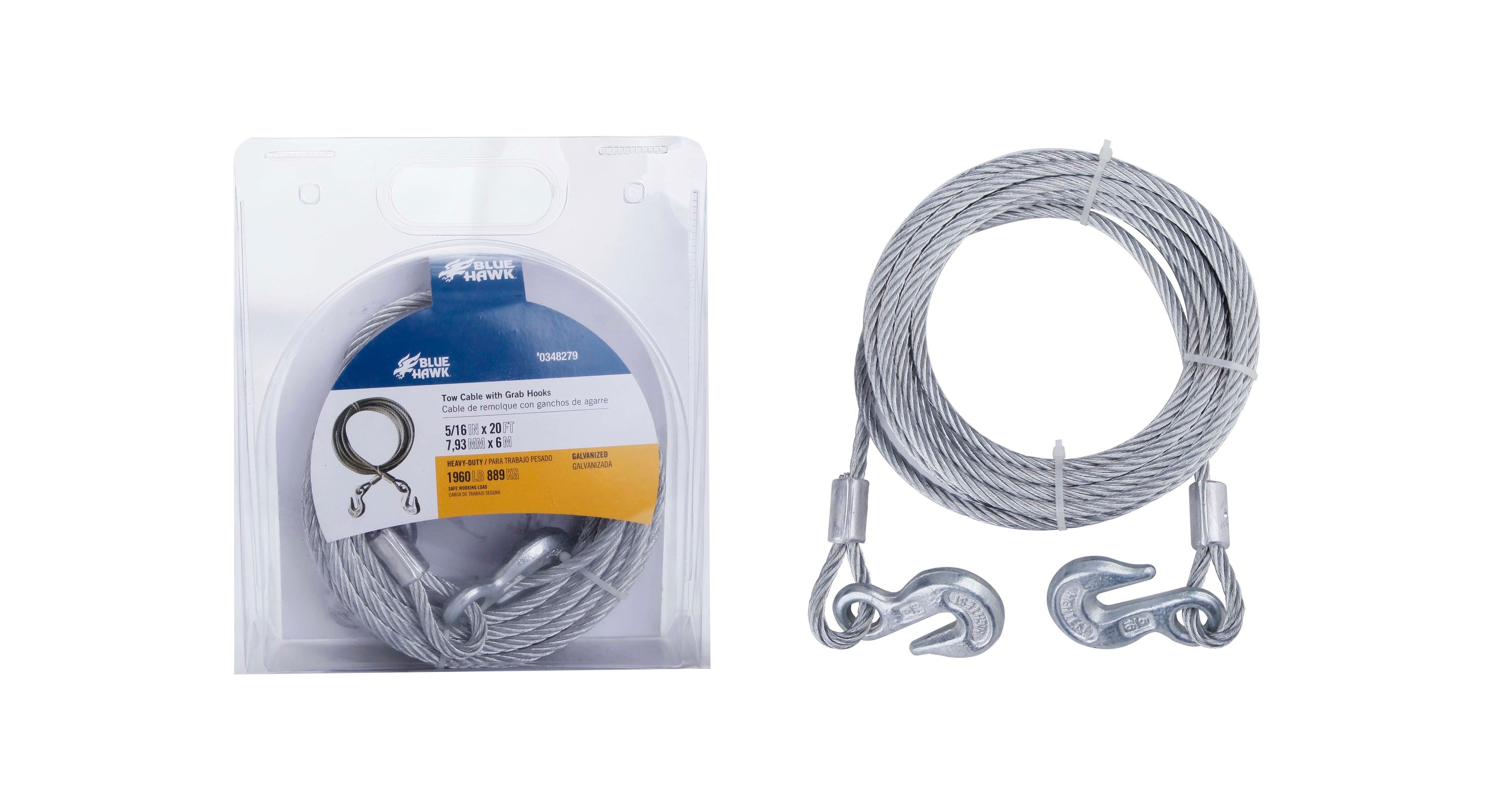 Blue Hawk 20-ft Weldless Galvanized Steel Cable in the Chain