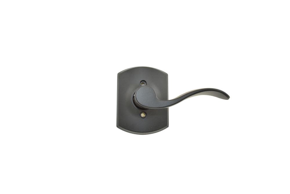 Schlage F170ACC622GRWRH F Series Matte Black Interior Dummy Door Handle