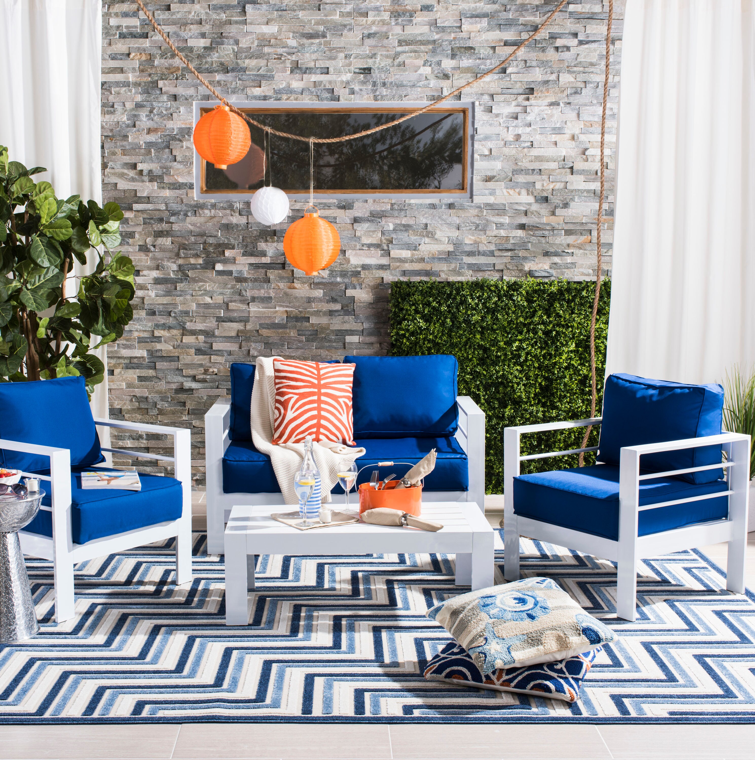 Safavieh PAT2516A Patio-Conversation-Sets - View #3