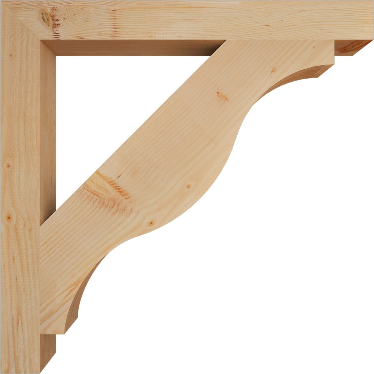 Ekena Millwork BKT04X38X38FST05SDF Exterior-Brackets-Braces - View #3
