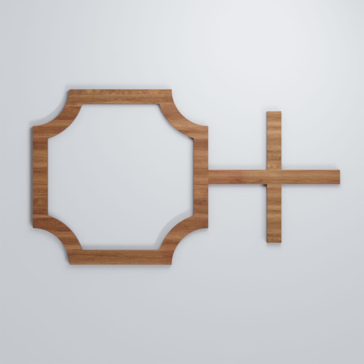 Medium Walnut Decorative Fretwork Wood Wall Panels