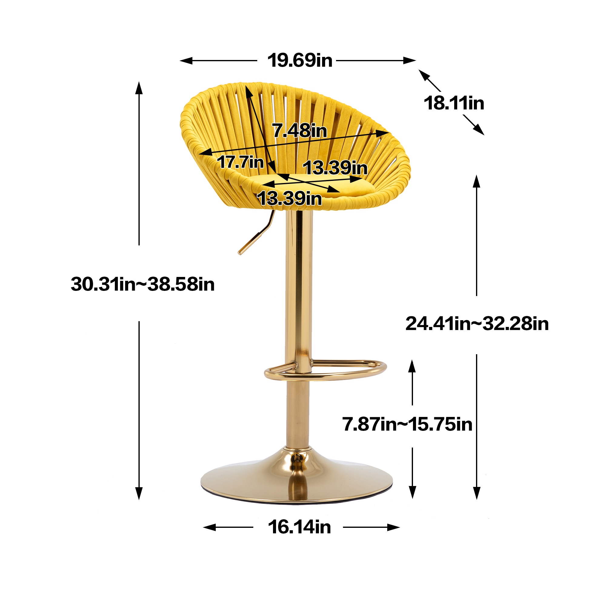 AHIOU HOME ATM-HFSN-969MS stools - View #9