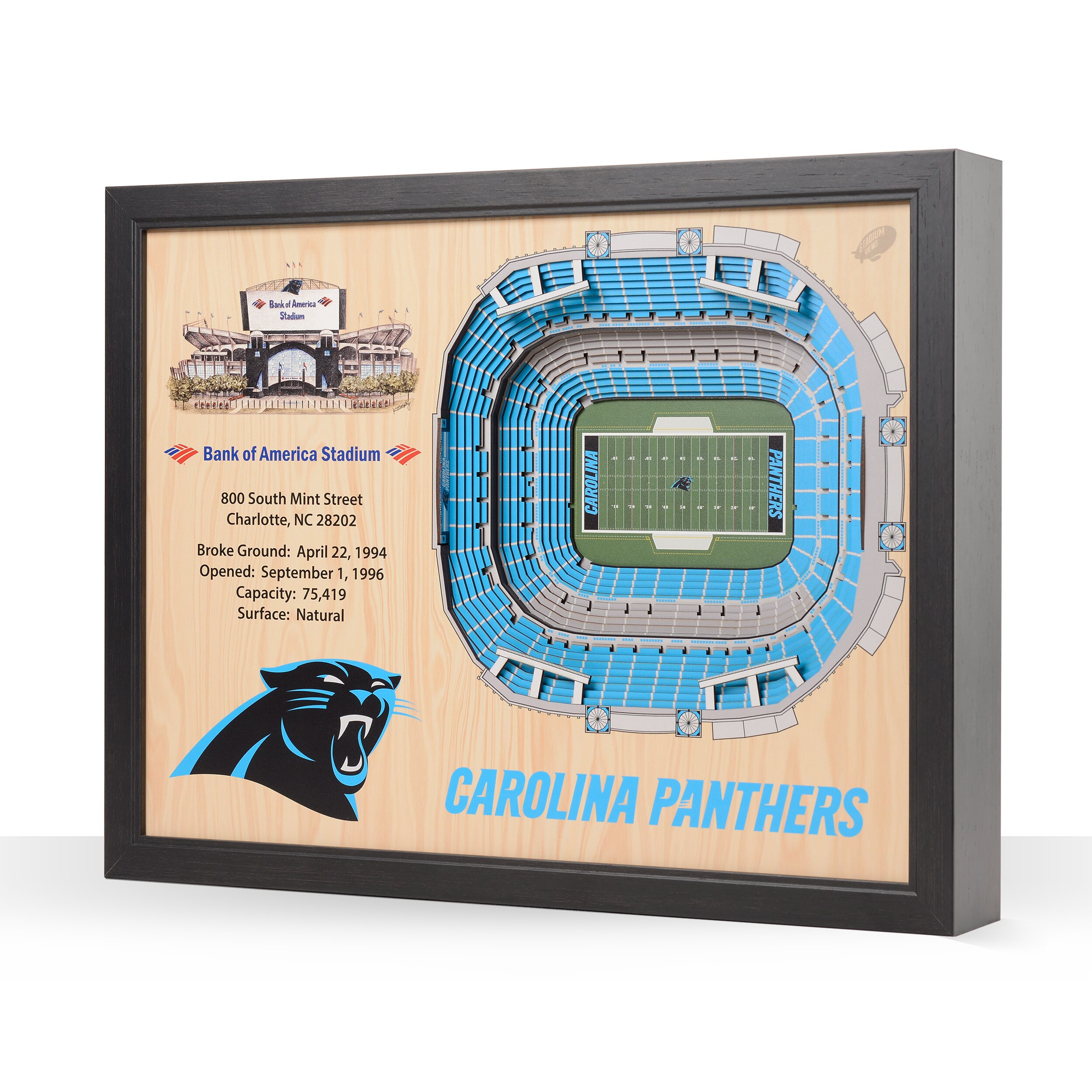 PANTHERS TEAM STORE - 800 S Mint St, Charlotte, North Carolina