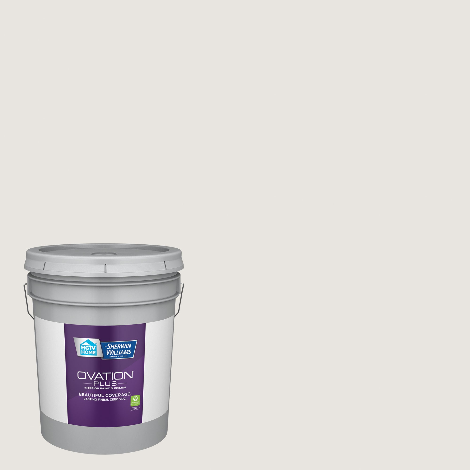 HGTV HOME by Sherwin-Williams 7006-17-2557226 Ovation Plus Semi-gloss Summer Gray 7006-17 Latex Interior Paint Paint + Primer ( 5-gallon )