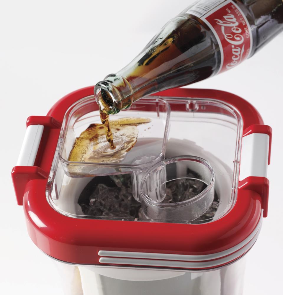 Nostalgia Red Slush Drink Machine 64-oz UL Safety Listing Frozen