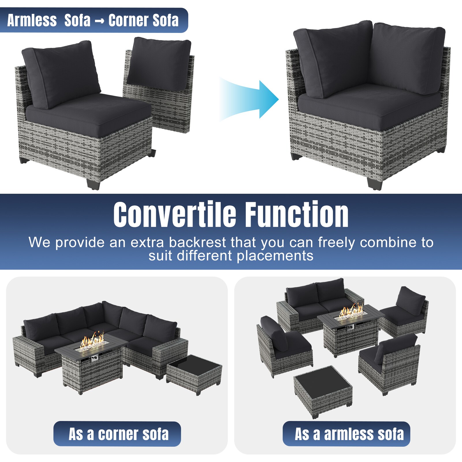 Bapipro BP3907R24 Patio-Conversation-Sets - View #5