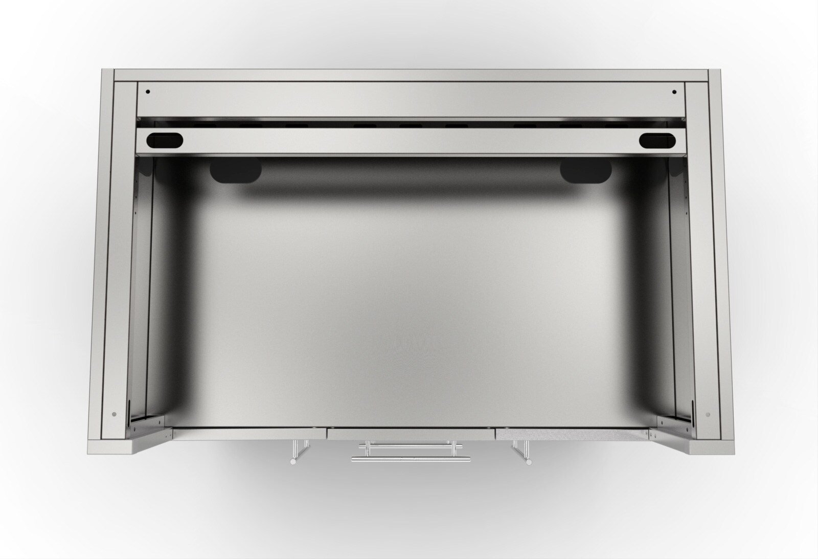 Stainless steel kitchen sink cabinet - SBC36FDD - SUNSTONE - for garden /  home