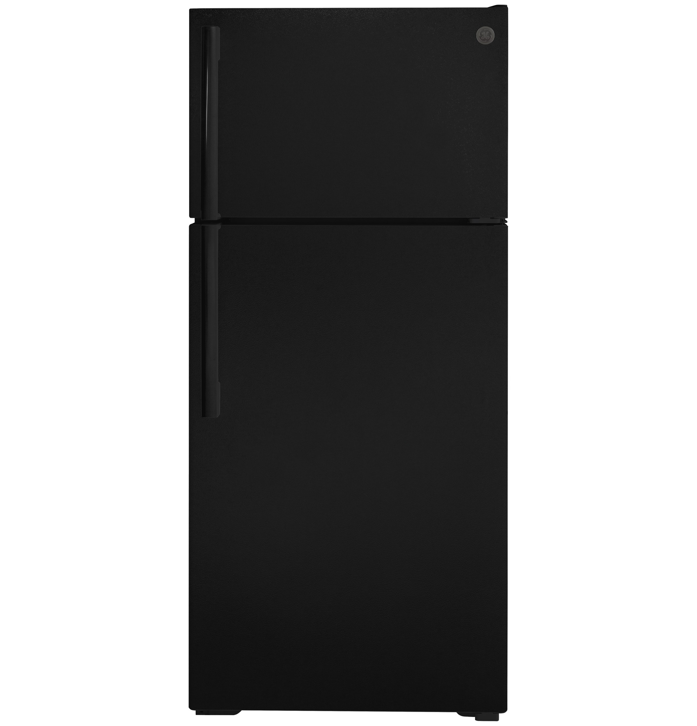 GE 16.6-cu ft Top-Freezer Refrigerator (Black) ENERGY STAR in the Top ...