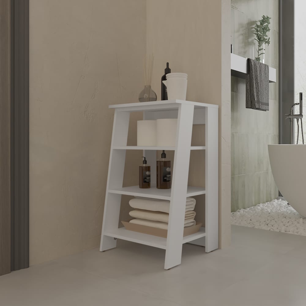 Tatayosi T-2P238721 Bathroom Shelf Artesia Bathroom White