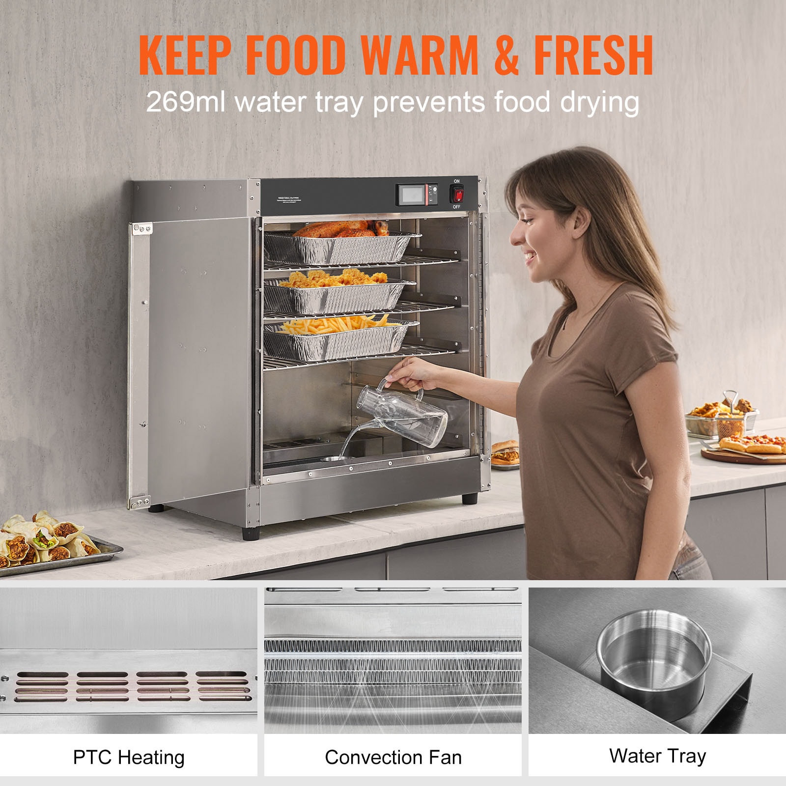 VEVOR BWJLCMC5110V4SIQCV1 Buffet-Servers - View #4