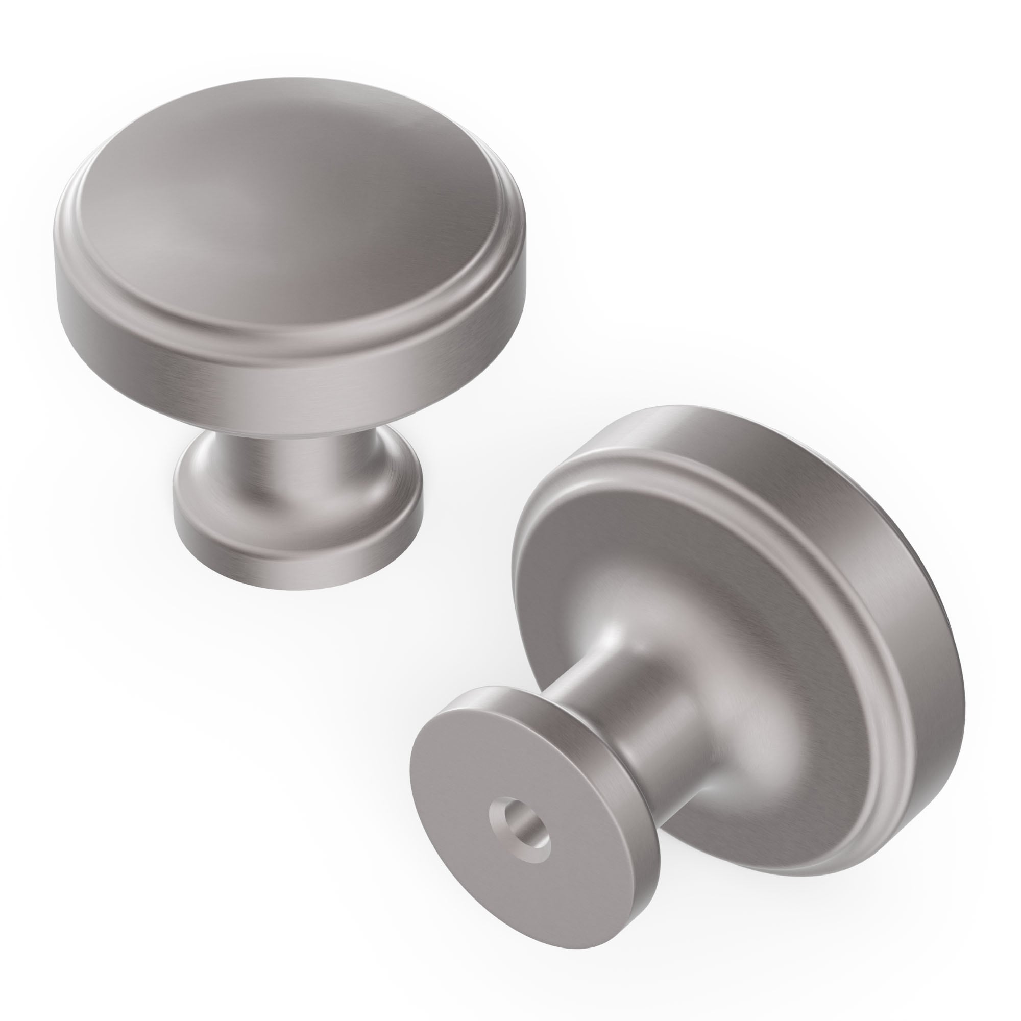 Hickory Hardware H077849SN-10B Piper 1-1/4-in Satin Nickel Mushroom Modern Cabinet Knob 10 -Pack