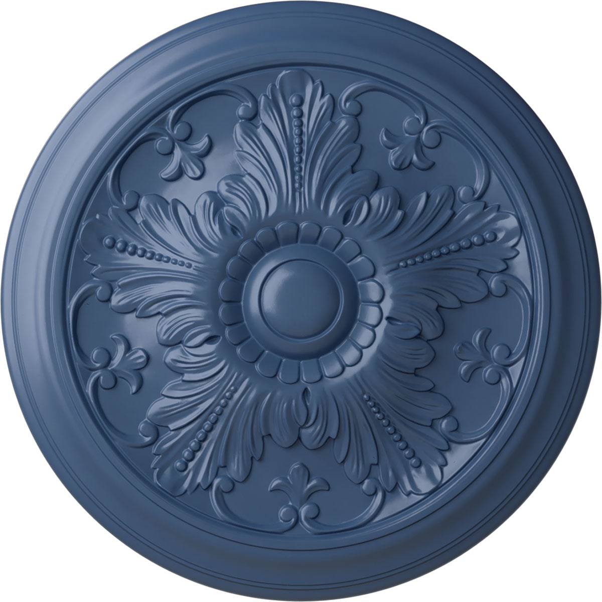 Ekena Millwork CM17VIAMF Vienna 16.875-in W x 16.875-in L Painted Americana Polyurethane Whole Ceiling Medallion