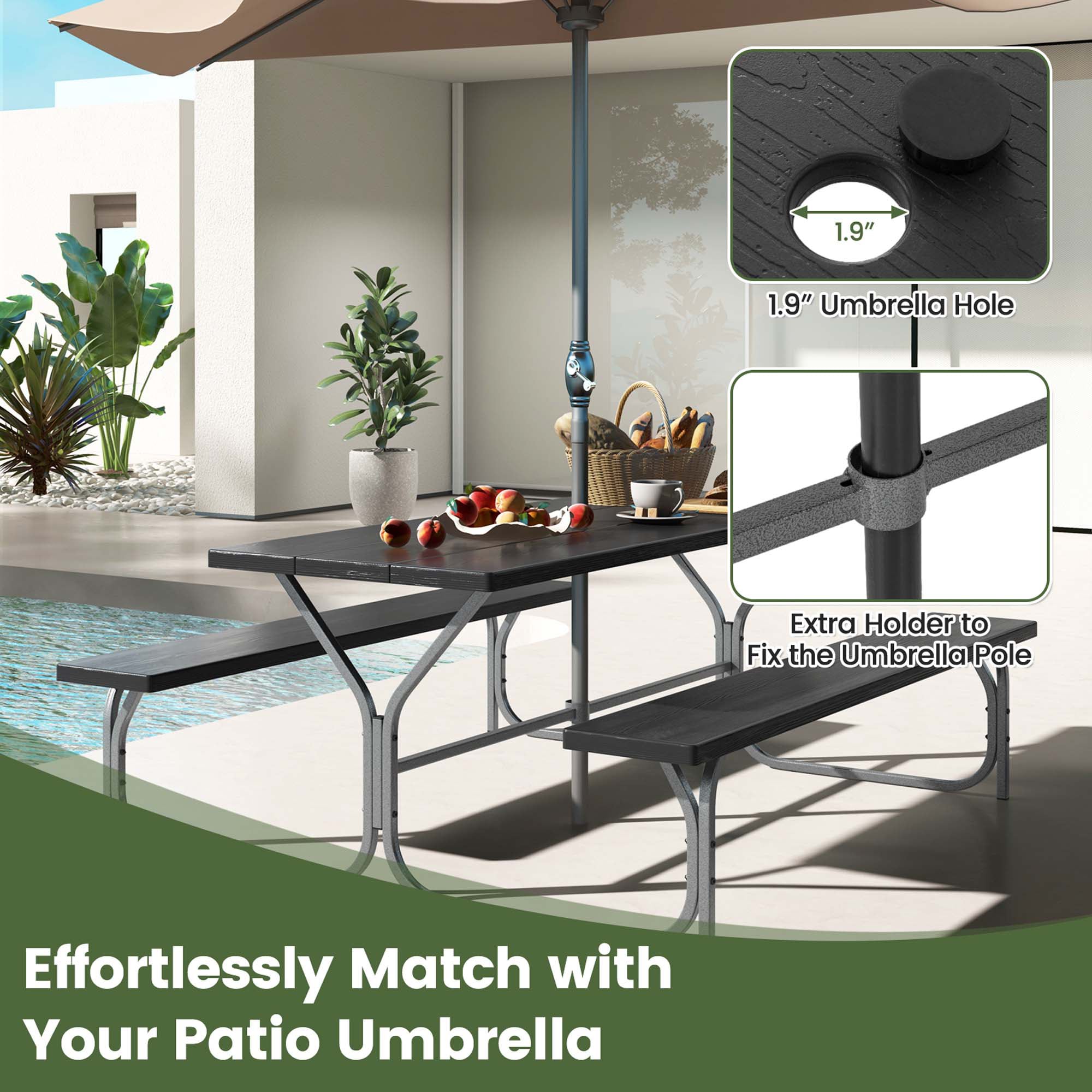 Costway HCST01483 Patio-Tables - View #3