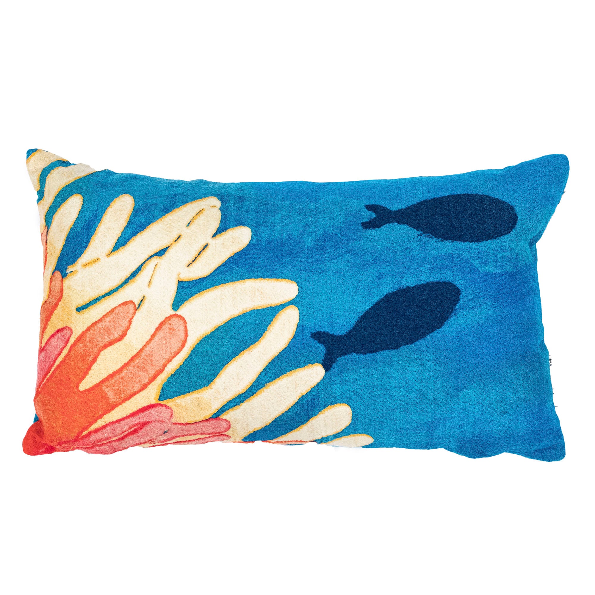 Coral Rectangular Polyester Indoor/Outdoor Decorative Pillow