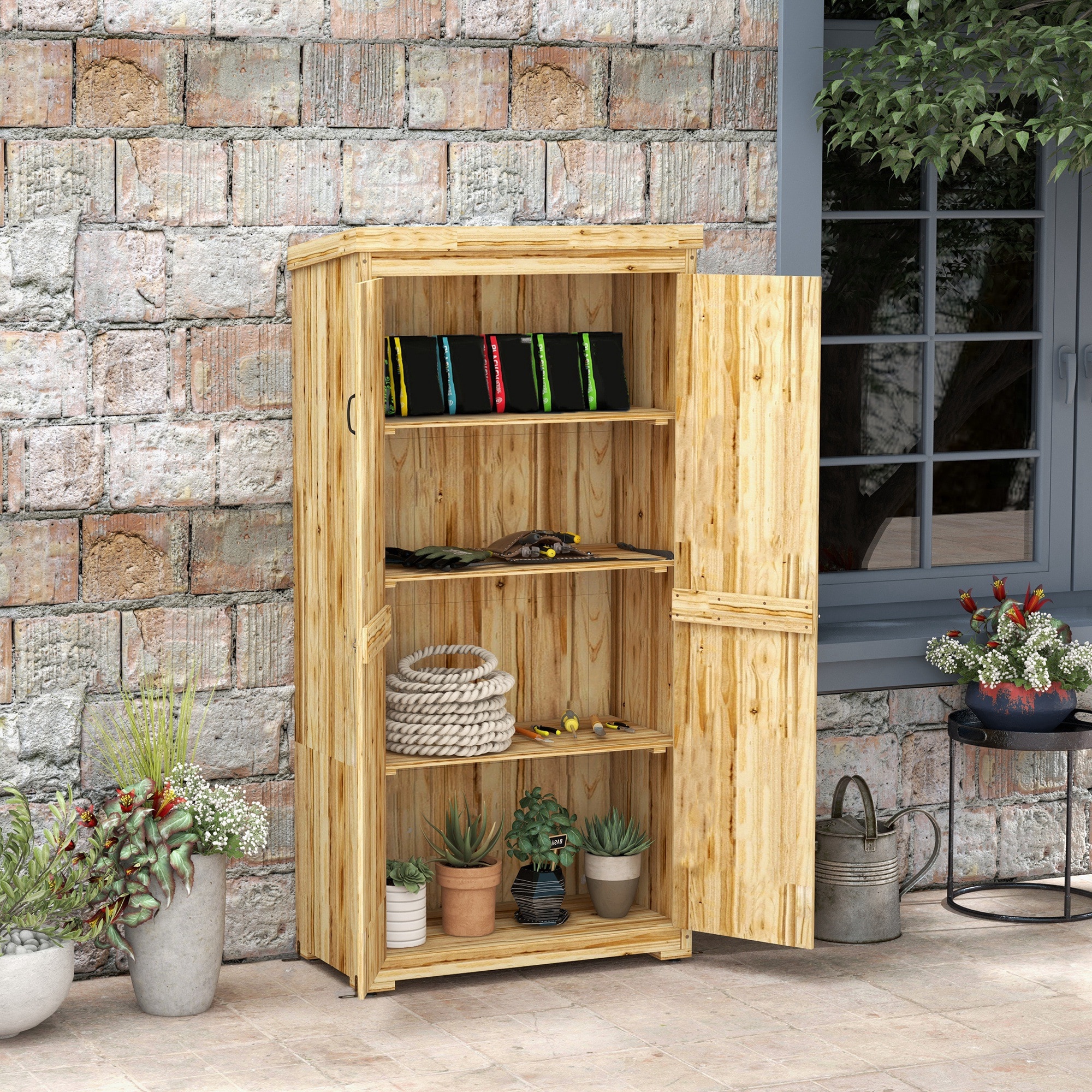 WELLFOR TWSG030-GR Wood-Storage-Buildings - View #9