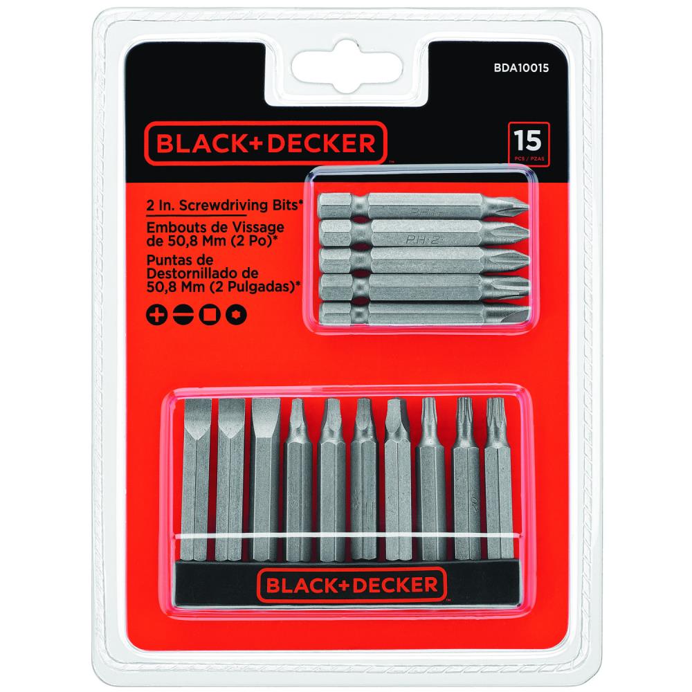 BLACK AND DECKER 23 PCS DRILL & SCREWDRIVER BIT SET 15095B1, Hand Tool Sets  & Accessories Kits