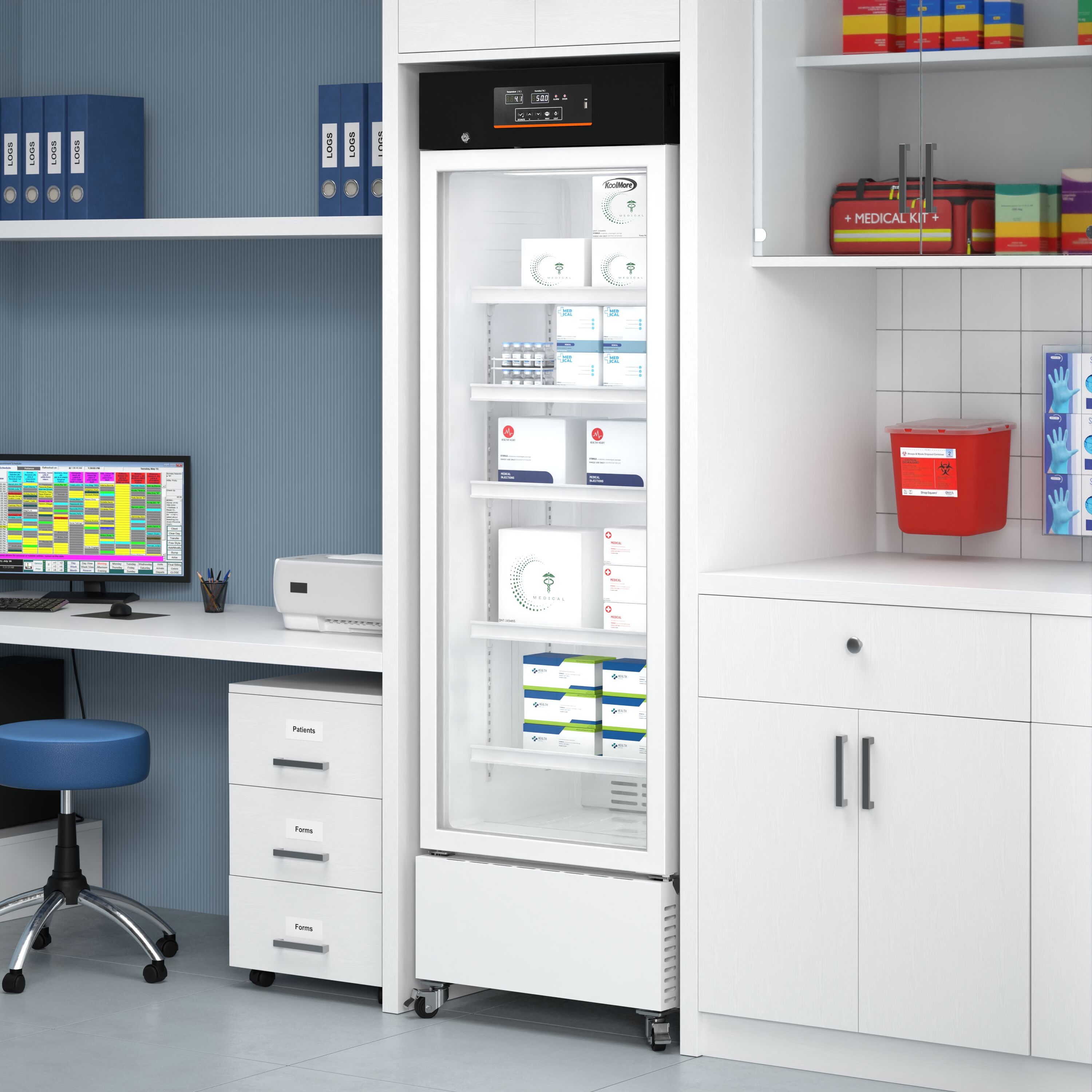 KoolMore LOW-KM-PHR-11C Commercial-Refrigerators - View #3