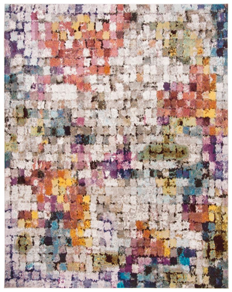 Safavieh ARA168A-8 Aria Icon 8 x 10 (ft) Loomed Polypropylene Cream/Rust Rectangular Indoor Distressed/Overdyed Area rug