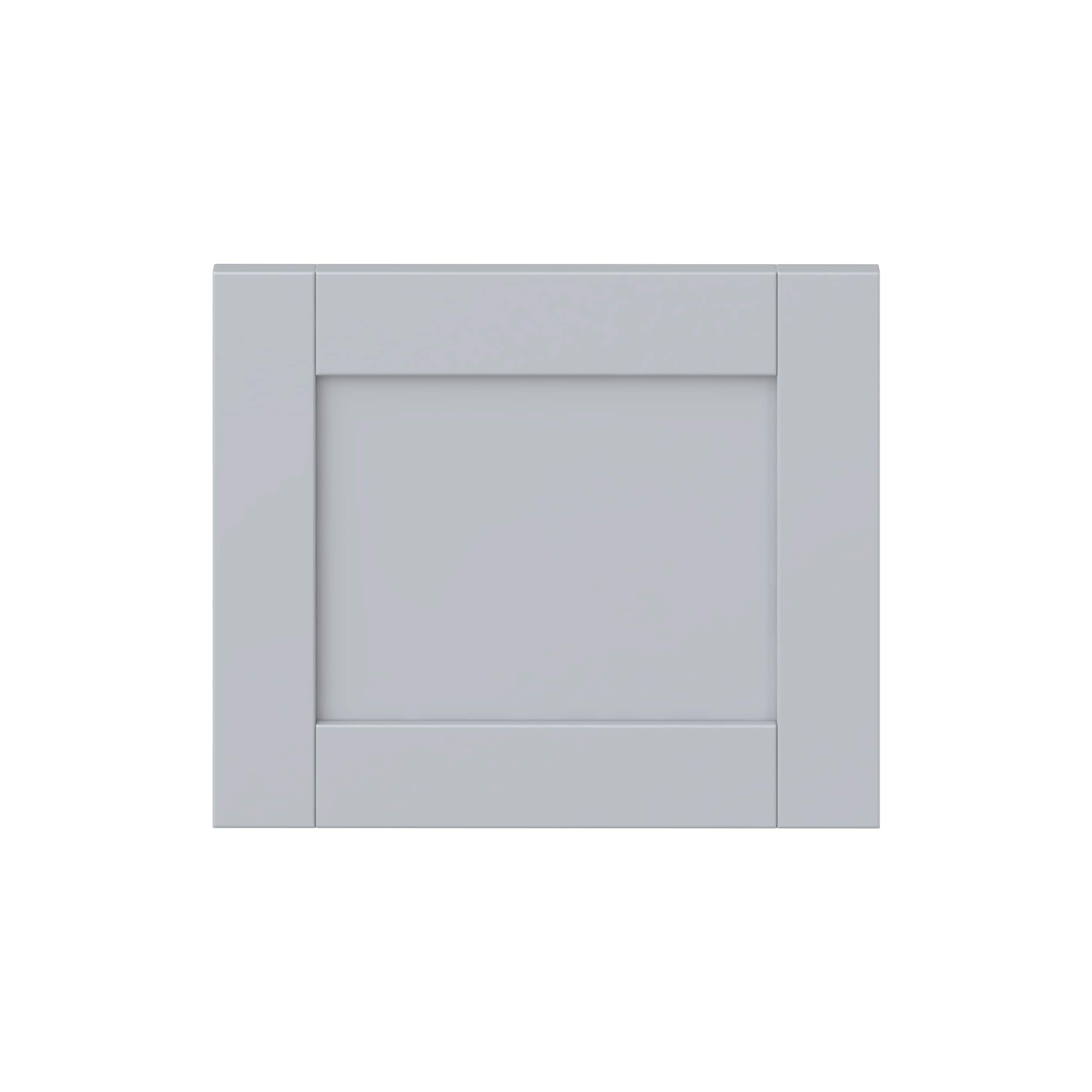 Hugo&Borg DSDF1815-CH Charlesberg 18-in W x 15-in H Light Gray Laminate Shaker Base cabinet drawer fronts (Fits 18-in base box )