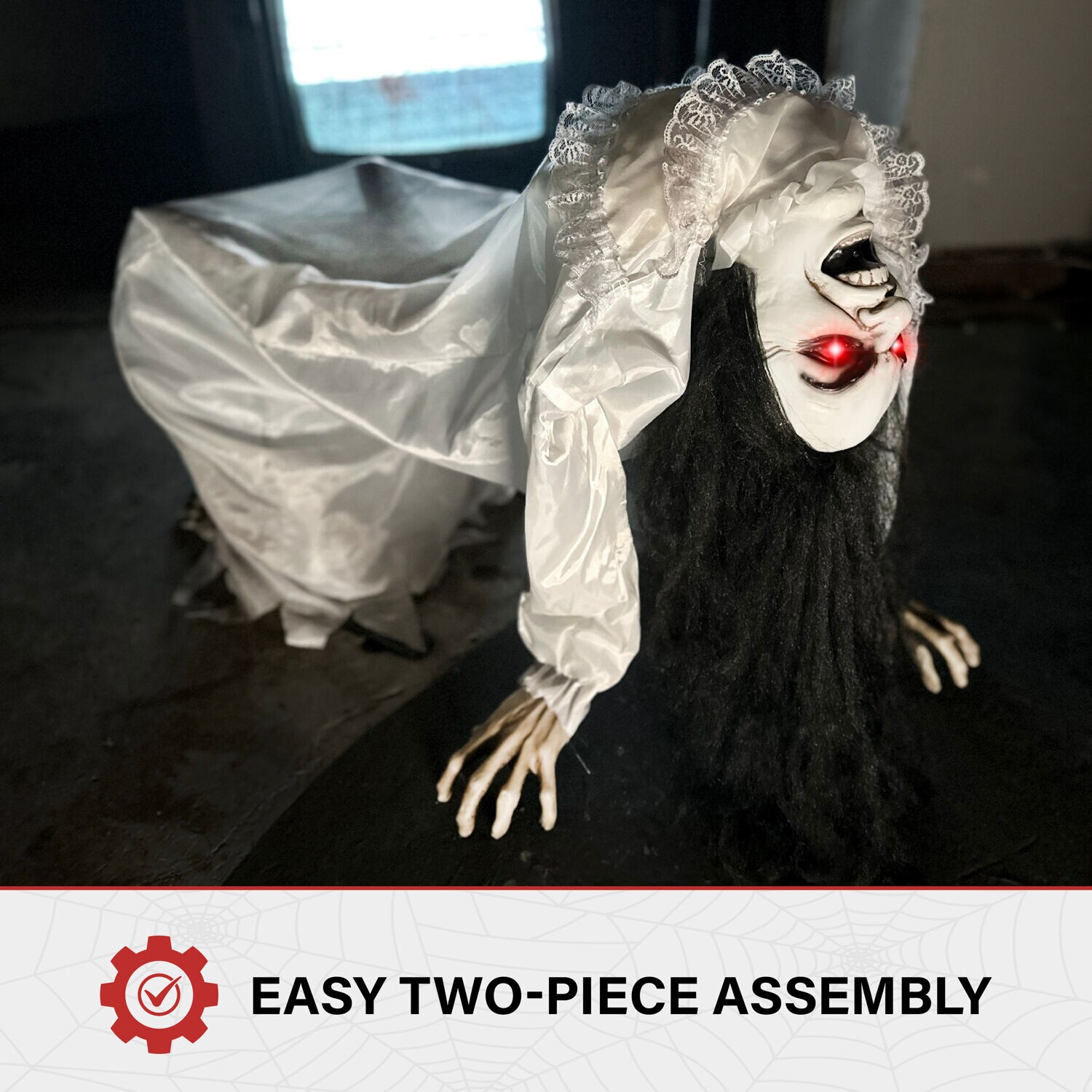 Haunted Hill Farm HHLADY-11FLSA Halloween-Animatronics - View #6