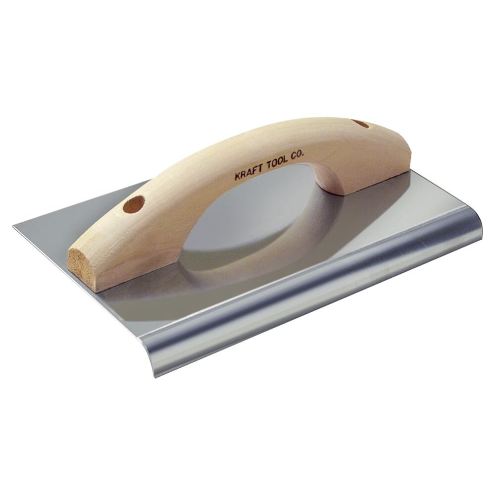 Kraft Tool CF902 10-in x 6-in Stainless steel Concrete Edger with 0.5-in Radius