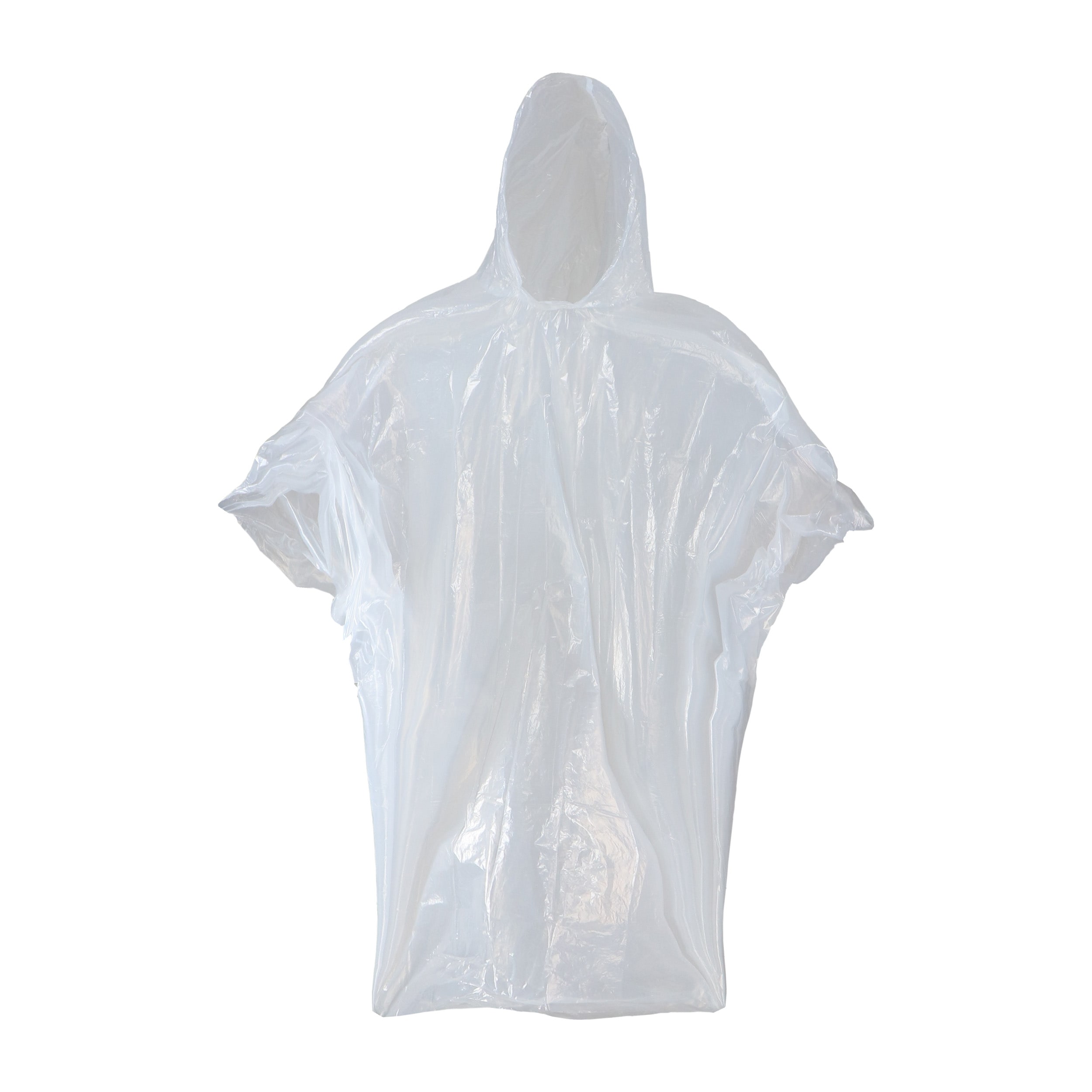 Grap boezem dagboek Safety Works Unisex One Size Fits All Clear Poncho in the Rain Gear  department at Lowes.com