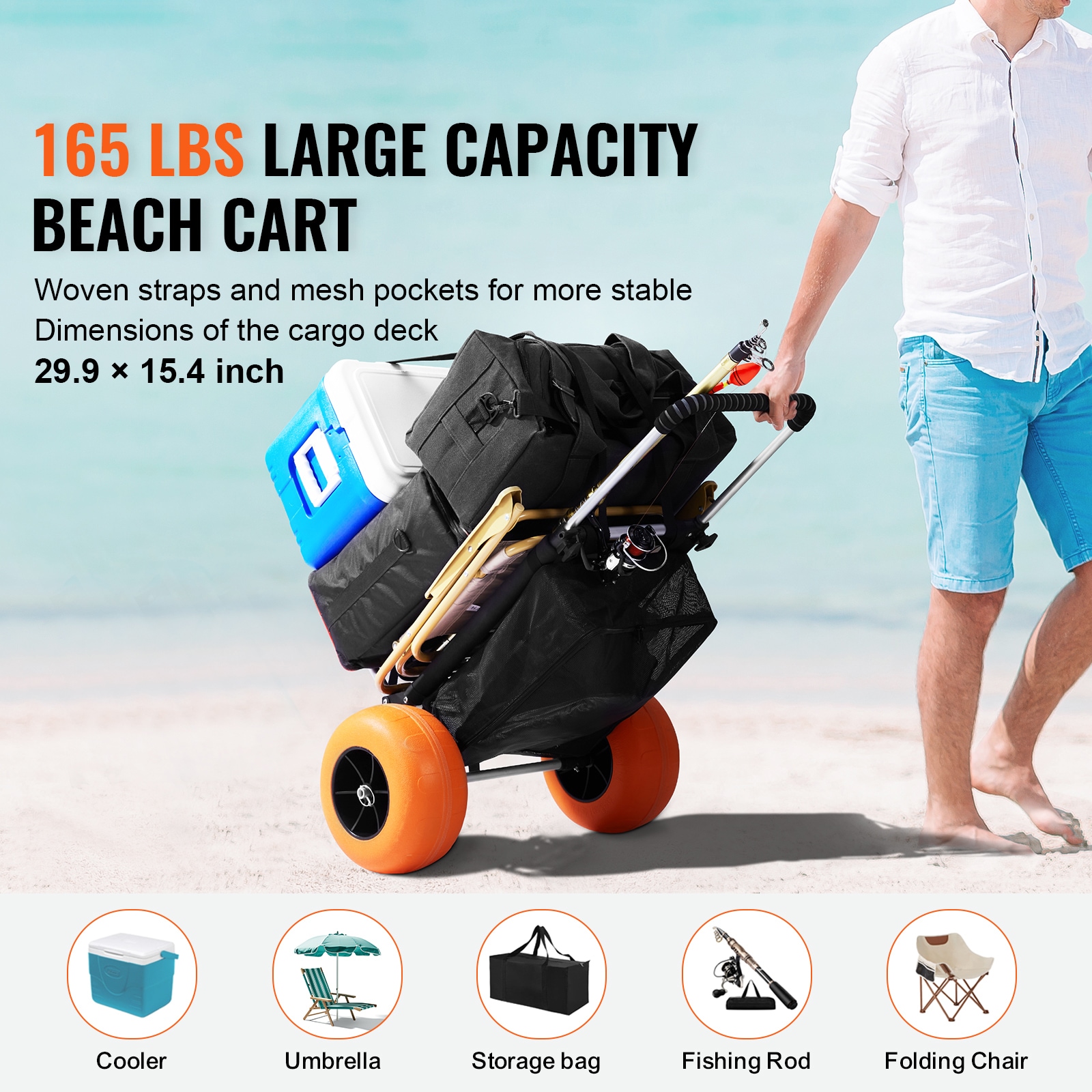 VEVOR SCSTTCXLHJ1203611V0 Yard-Carts - View #2