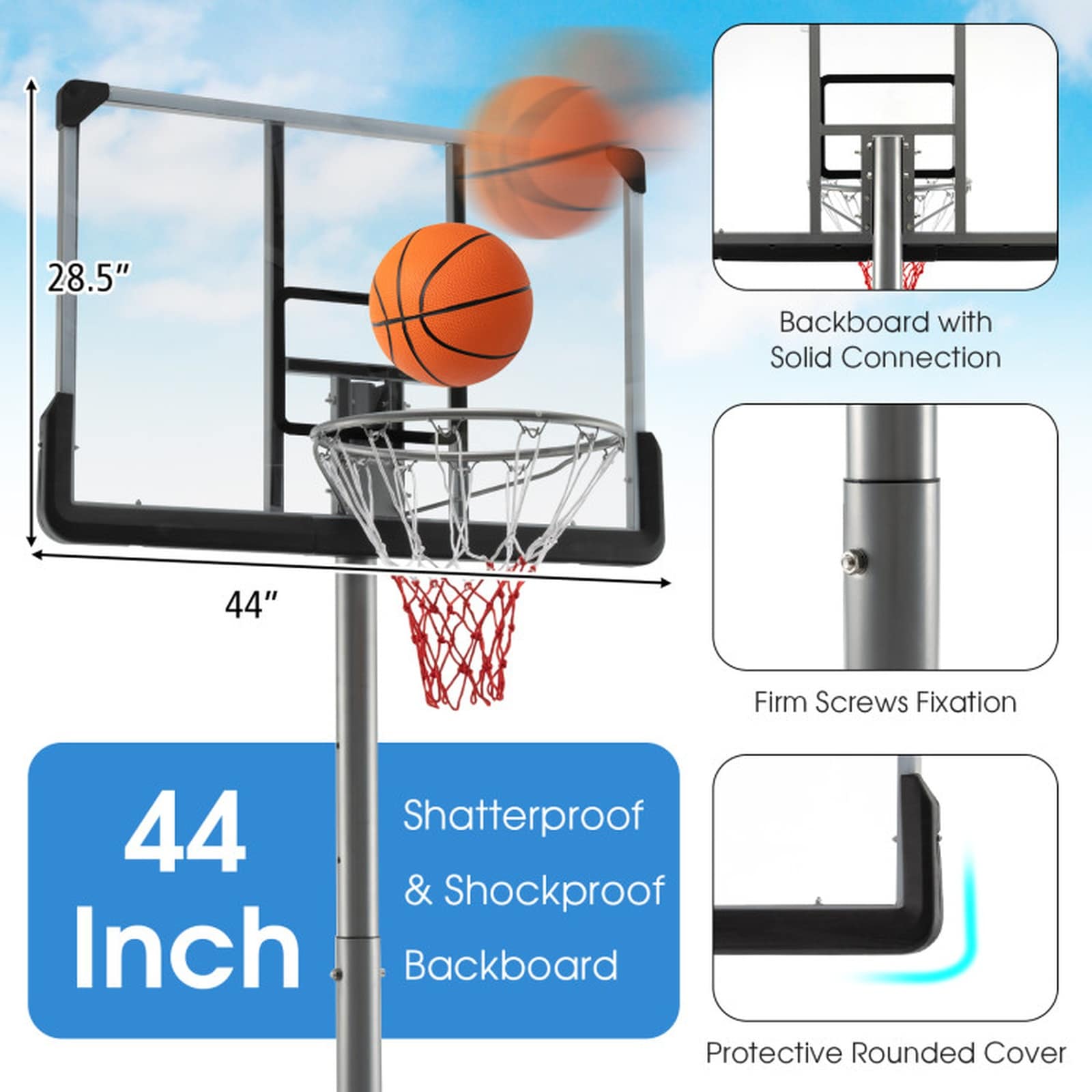 SUGIFT LW102SUGHY0752 Basketball-System - View #3