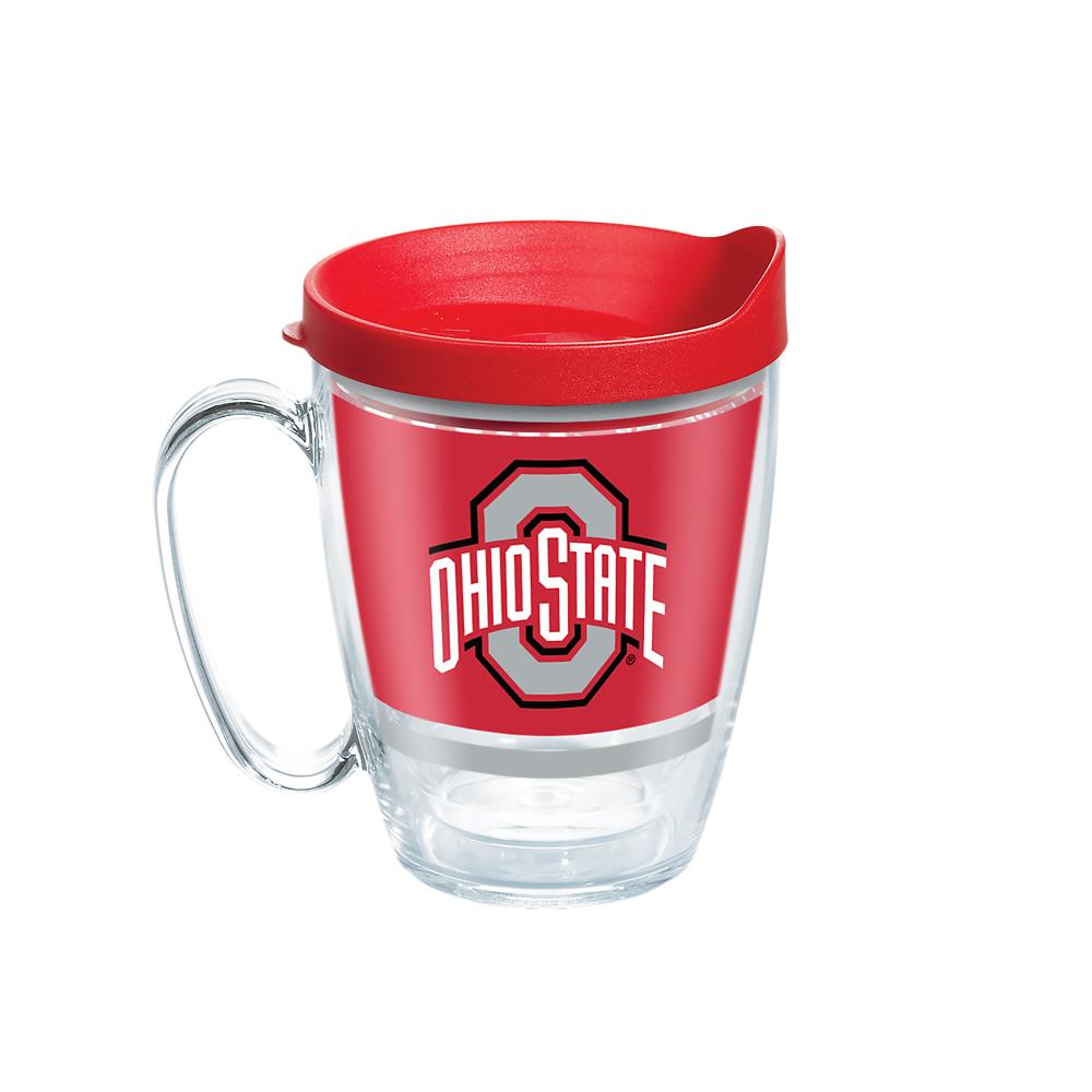 Tervis 01257594 Ohio State Buckeyes NCAA 16-fl oz Plastic Travel Mug