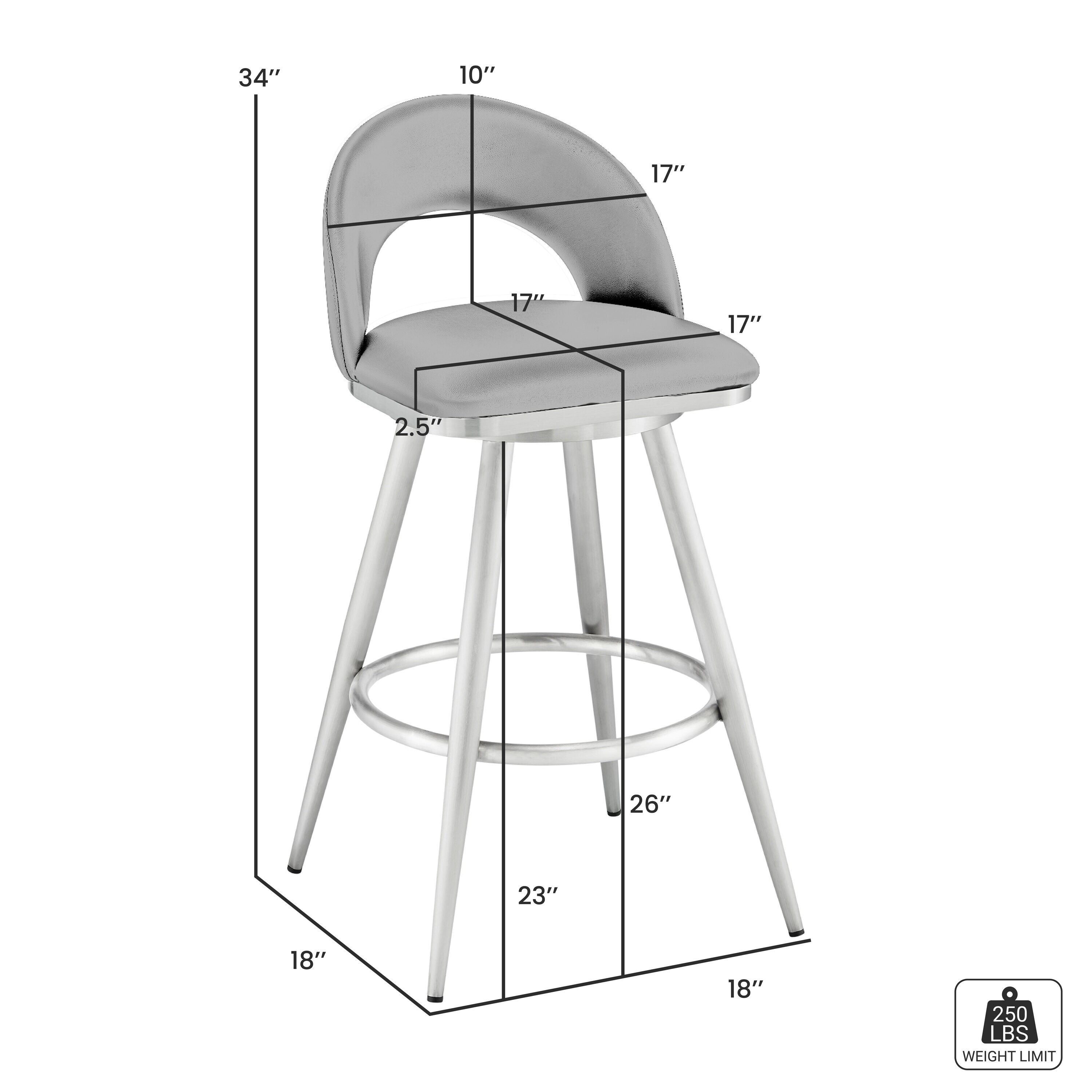 Armen Living 840254335356 stools - View #10