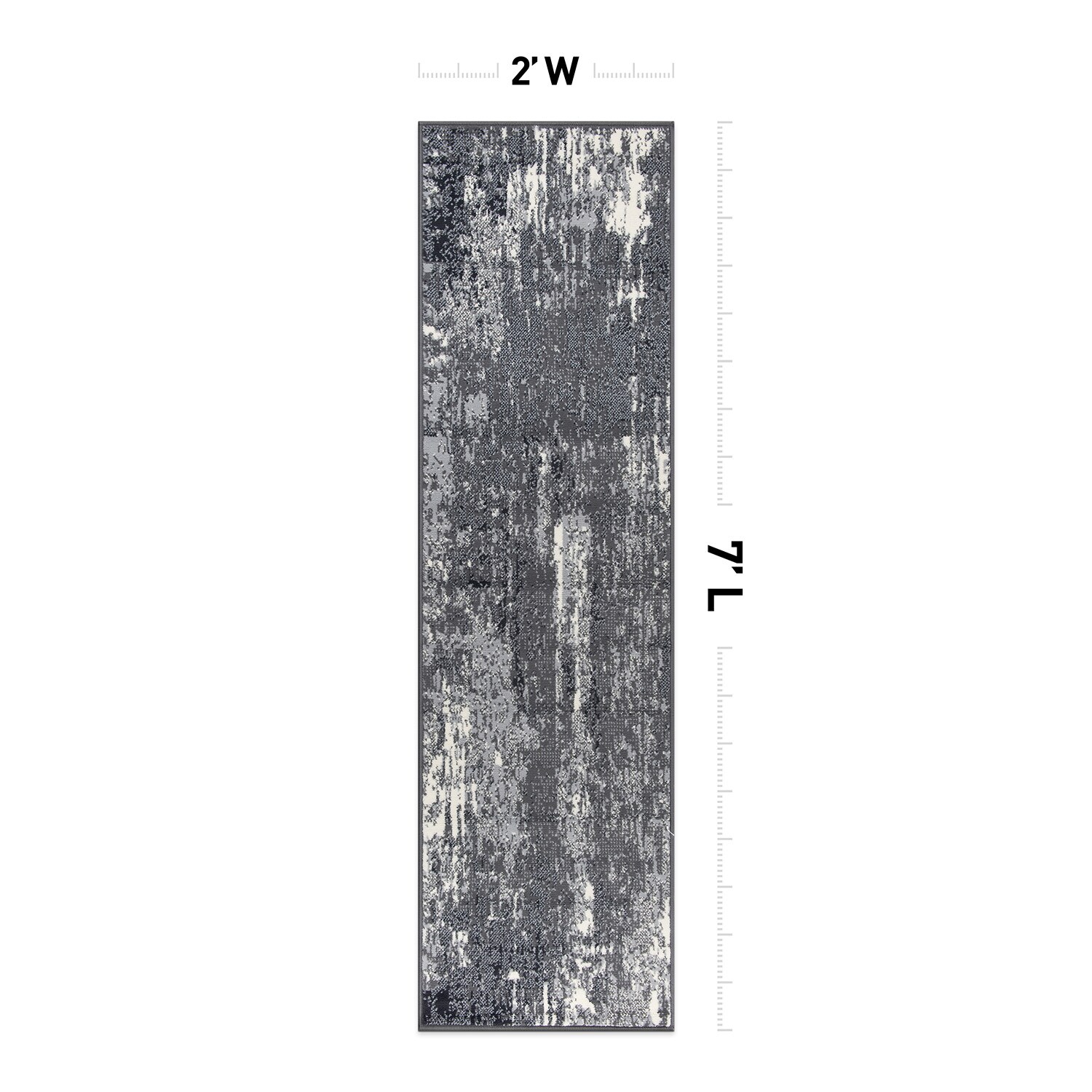 World Rug Gallery 3006GRAY2X7 rugs - View #2