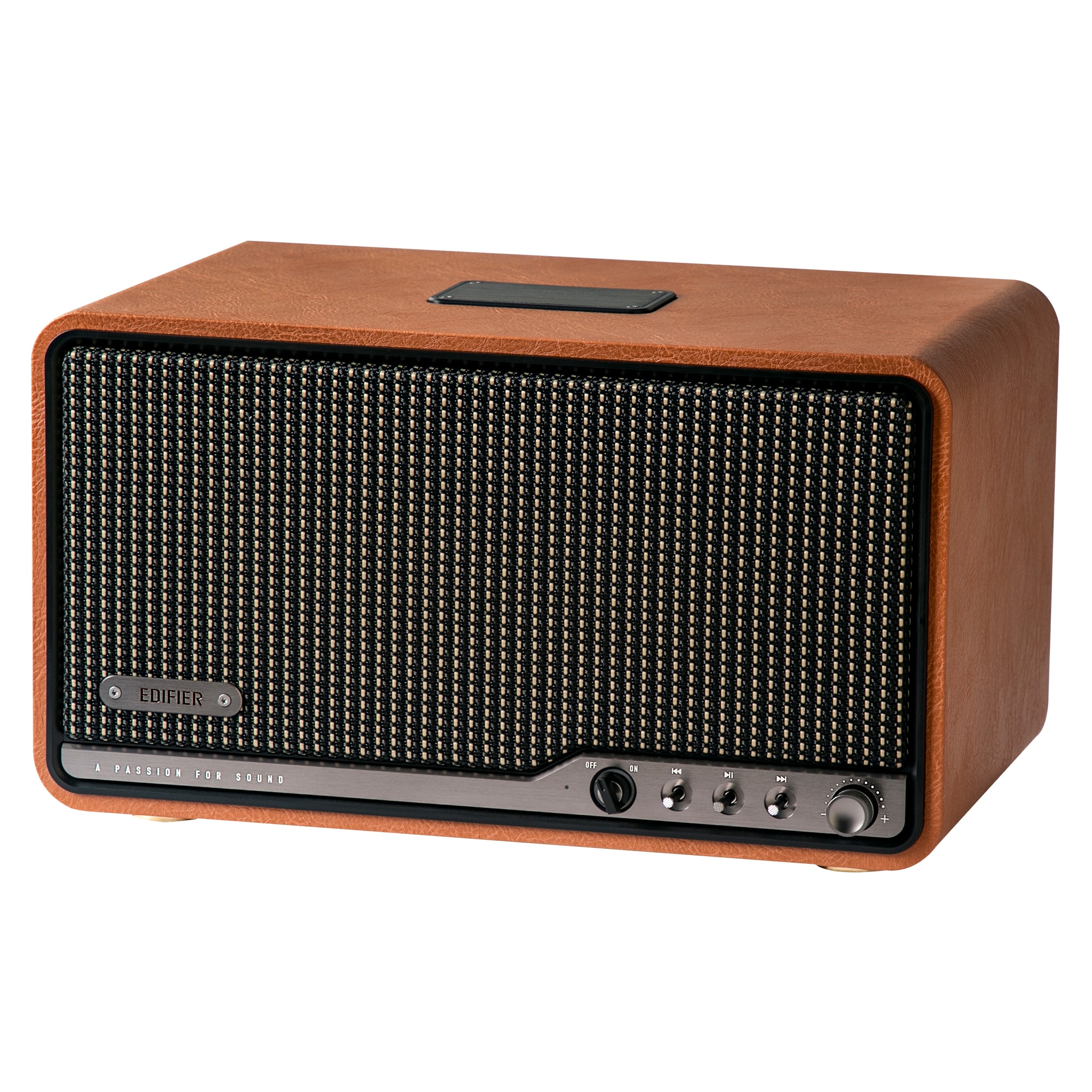 Edifier Retro S300 80 -Watt Smart Bluetooth Indoor Brown 1 Speaker Set #EEC4008429