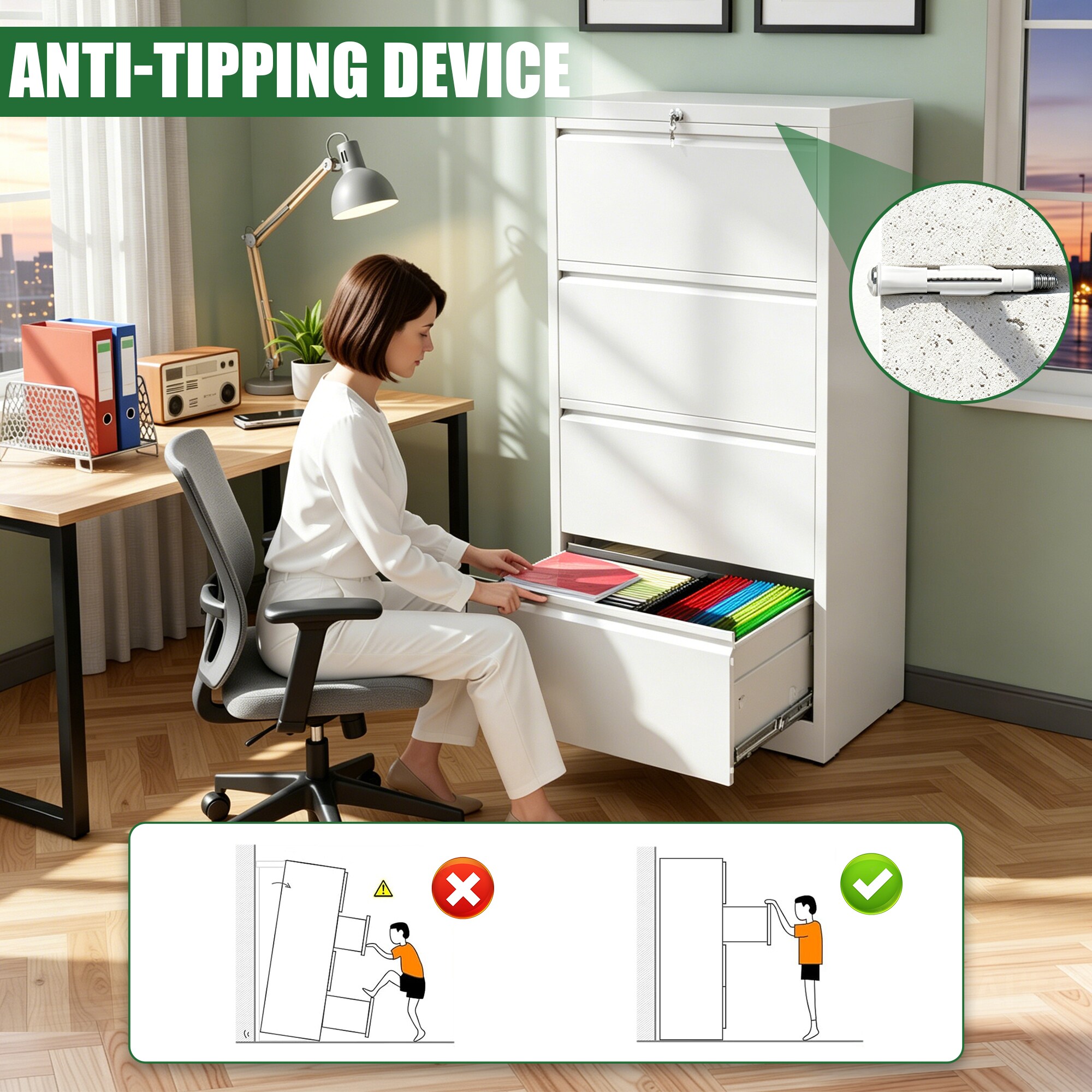 LUXEYARD DS-R-N-960 Filing-Cabinets - View #3