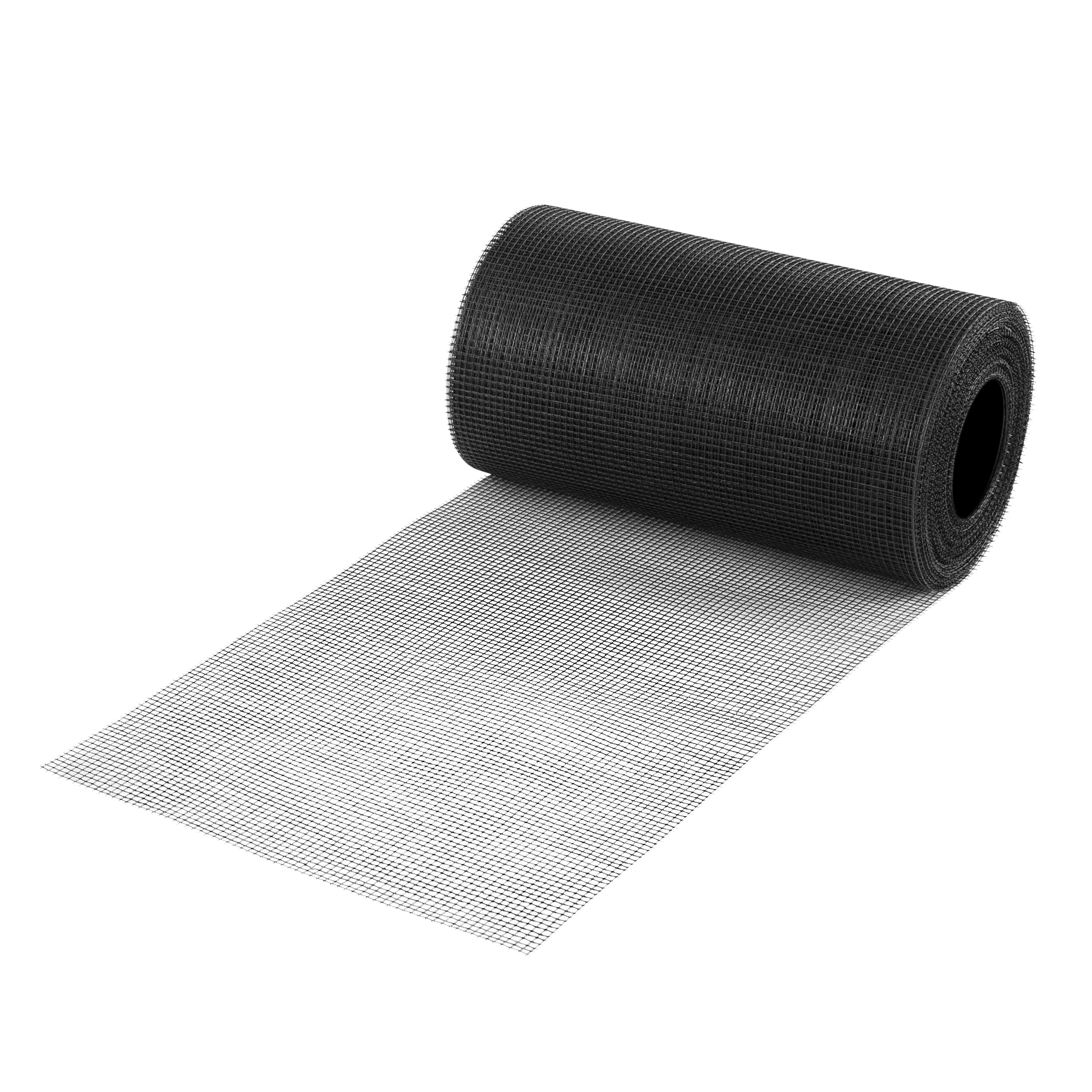 8 in. x 100 ft. Charcoal Fiberglass Vent Mesh