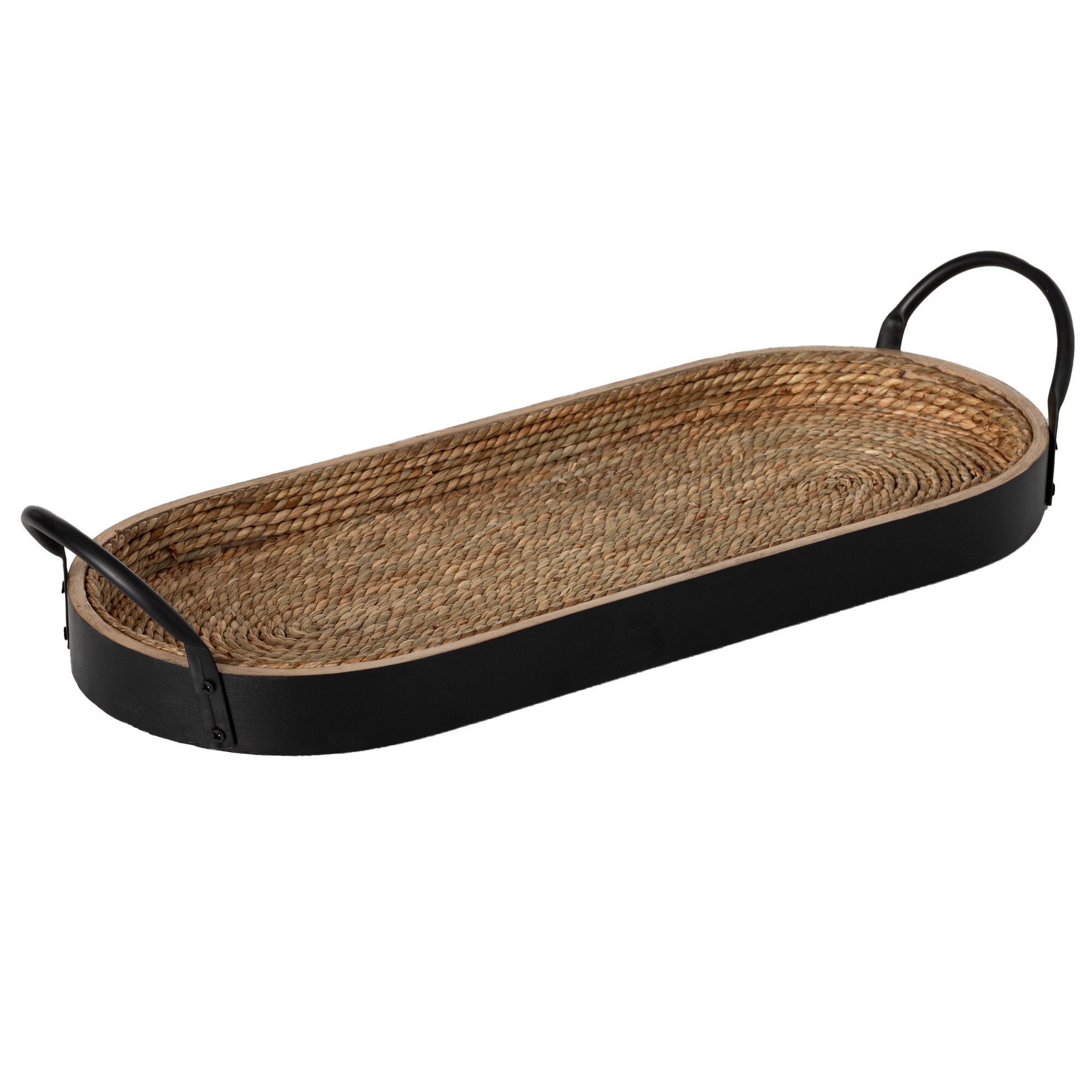 Sullivans N2928 Brown Seagrass Modern Decorative tray