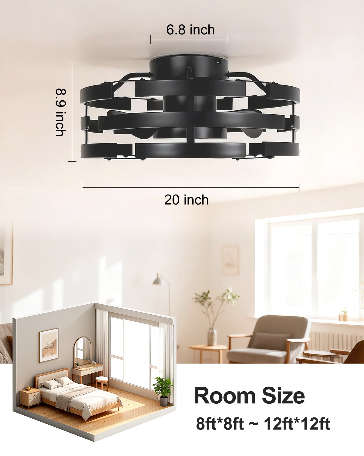 TALOYA TLY-MF1175-X-B Ceiling-Fans - View #8
