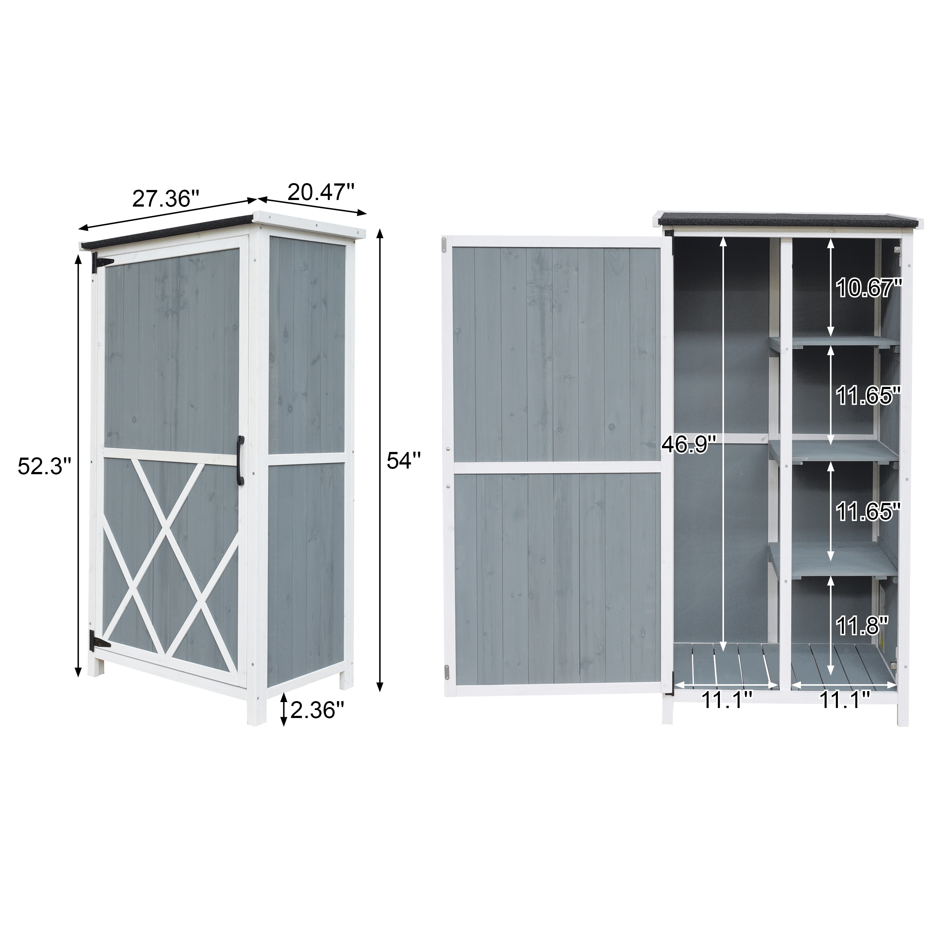 Maocao Hoom JL9P282381G Wood-Storage-Buildings - View #8
