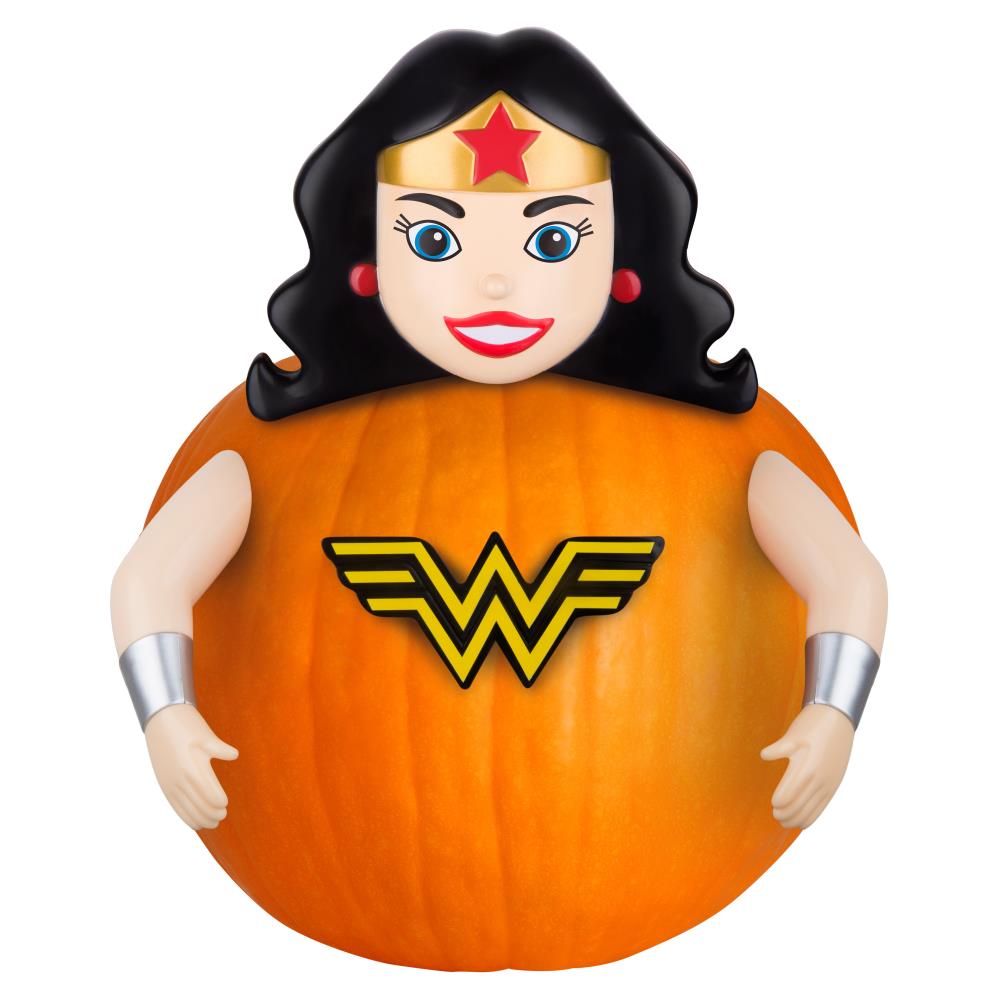 wonder woman pumpkin stencil