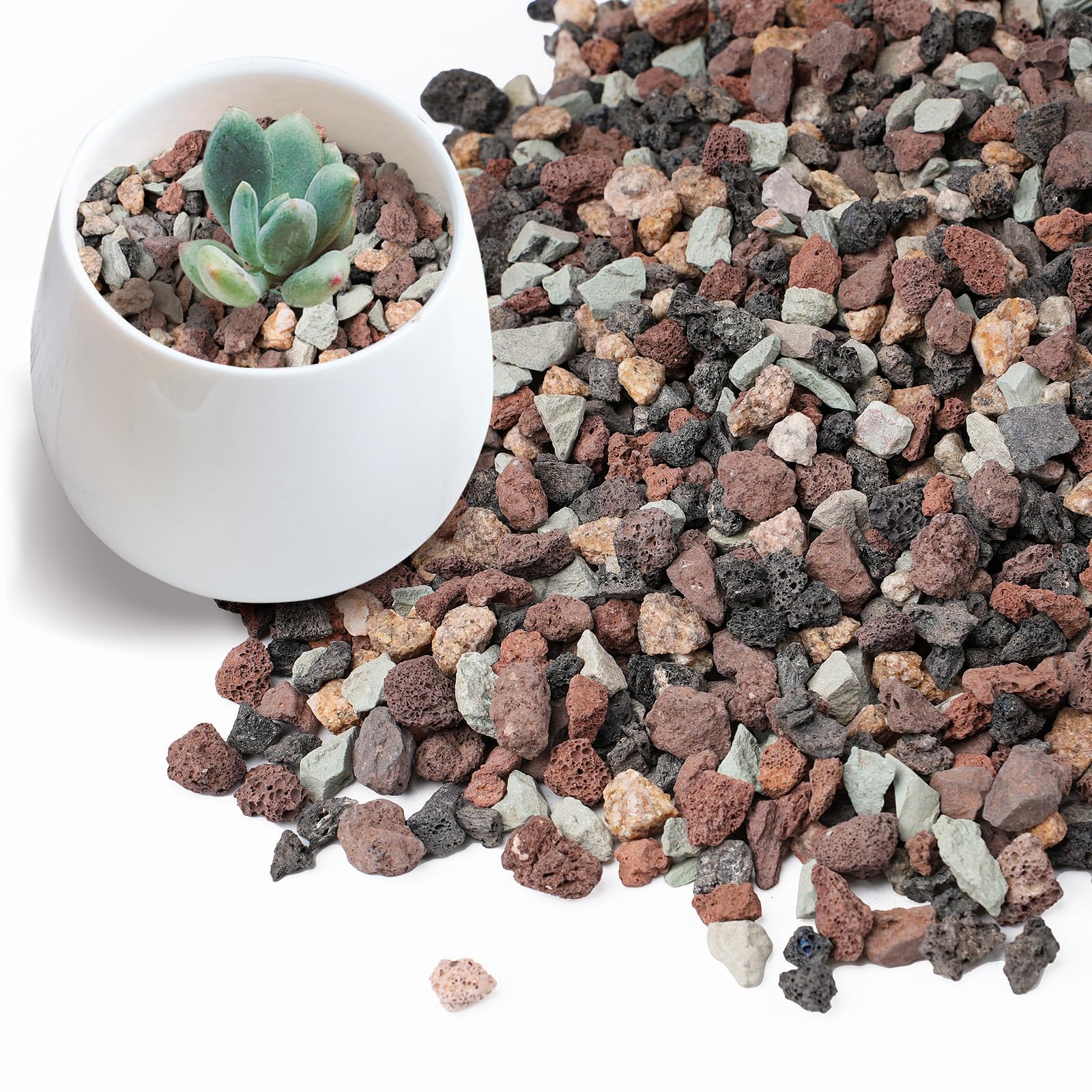 ITOPFOX 1 Piece 2 Point Five Pound Horticultural Lava Rock Mix for ...